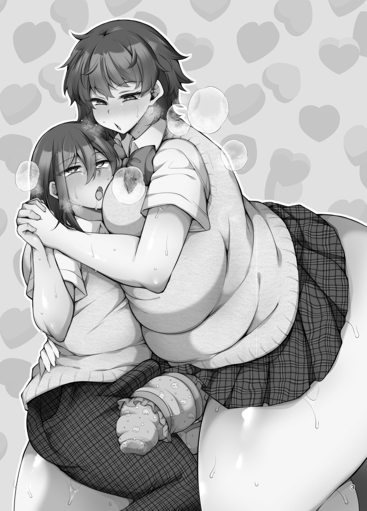 [Kimagure na Bakeneko (Jenigata)] 『おとこのこになりたいな』×３回～ふたなり幼馴染の逆ア〇ルプロポーズ～[Chinese] [际你太美个人汉化] [Digital] 图片编号 2