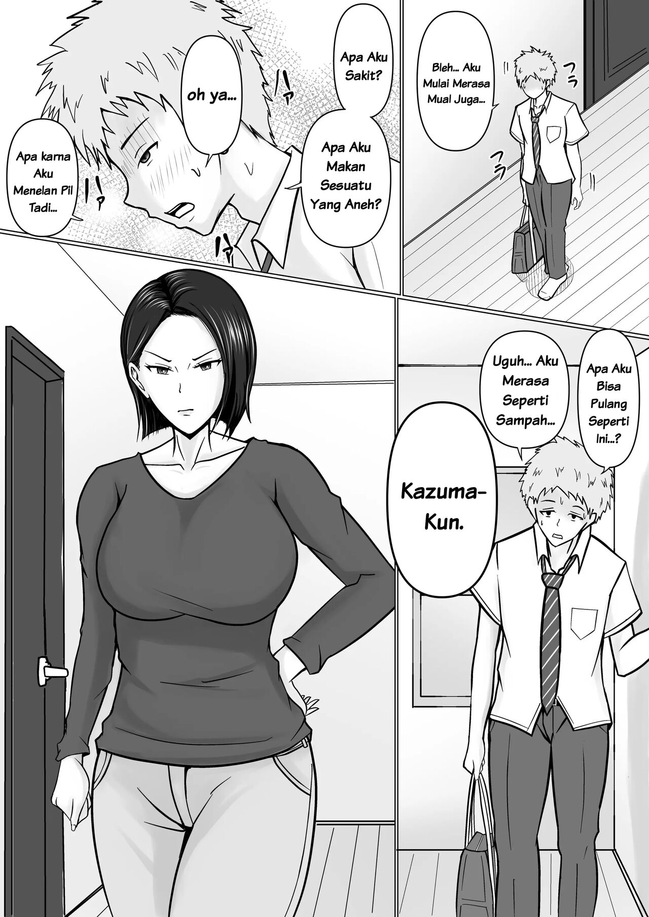 [Takino Mishin] Ore no Koto ga Kirai na Tomodachi no Haha ni Hyoui | Aku Merasuki Ibu Temanku, Yang Membenciku. [Indonesian] image number 12