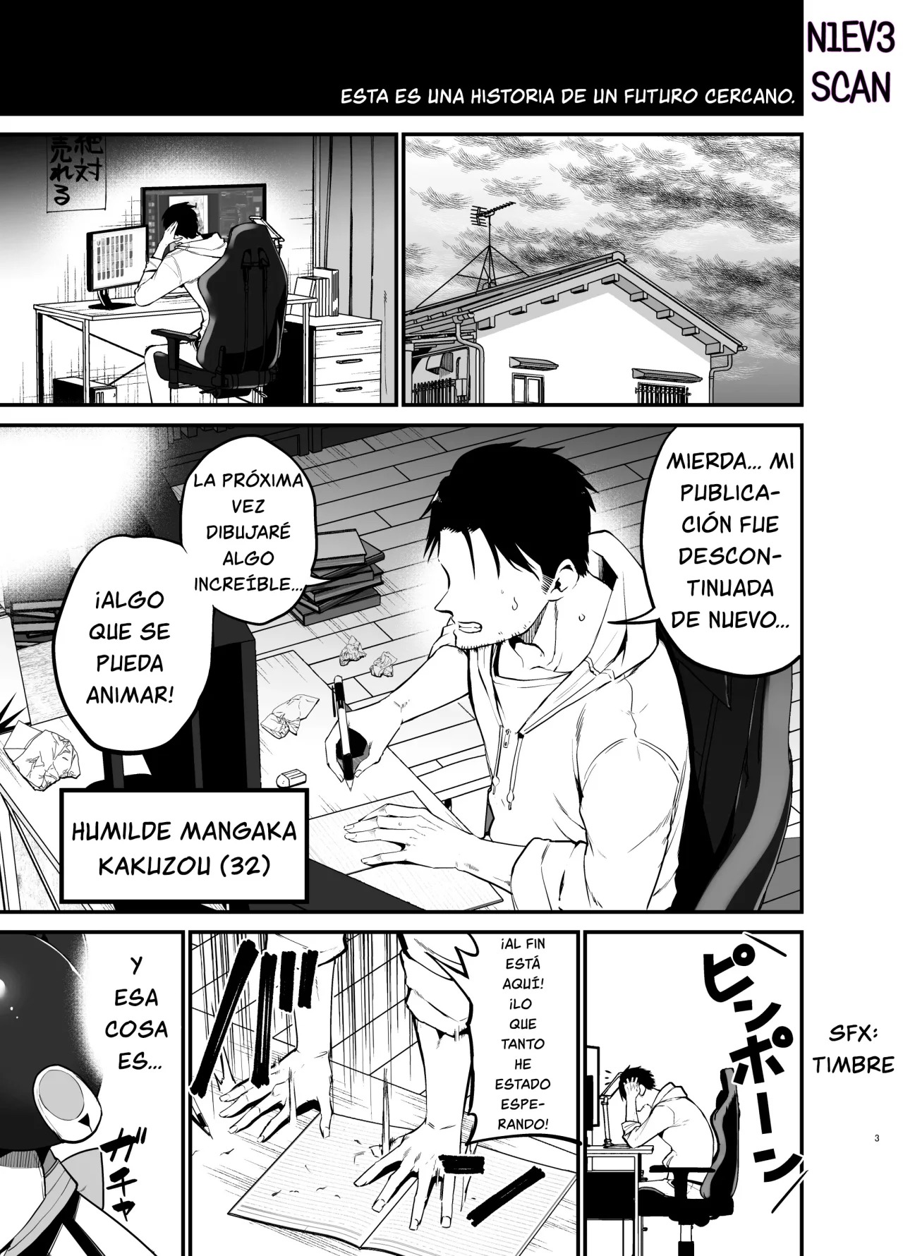 [Aohimo Familia (Chilt)] AI ni Shigoto o Torareta Mangaka, Seieki mo Torareru. [Spanish] [N1EV3] 이미지 번호 2