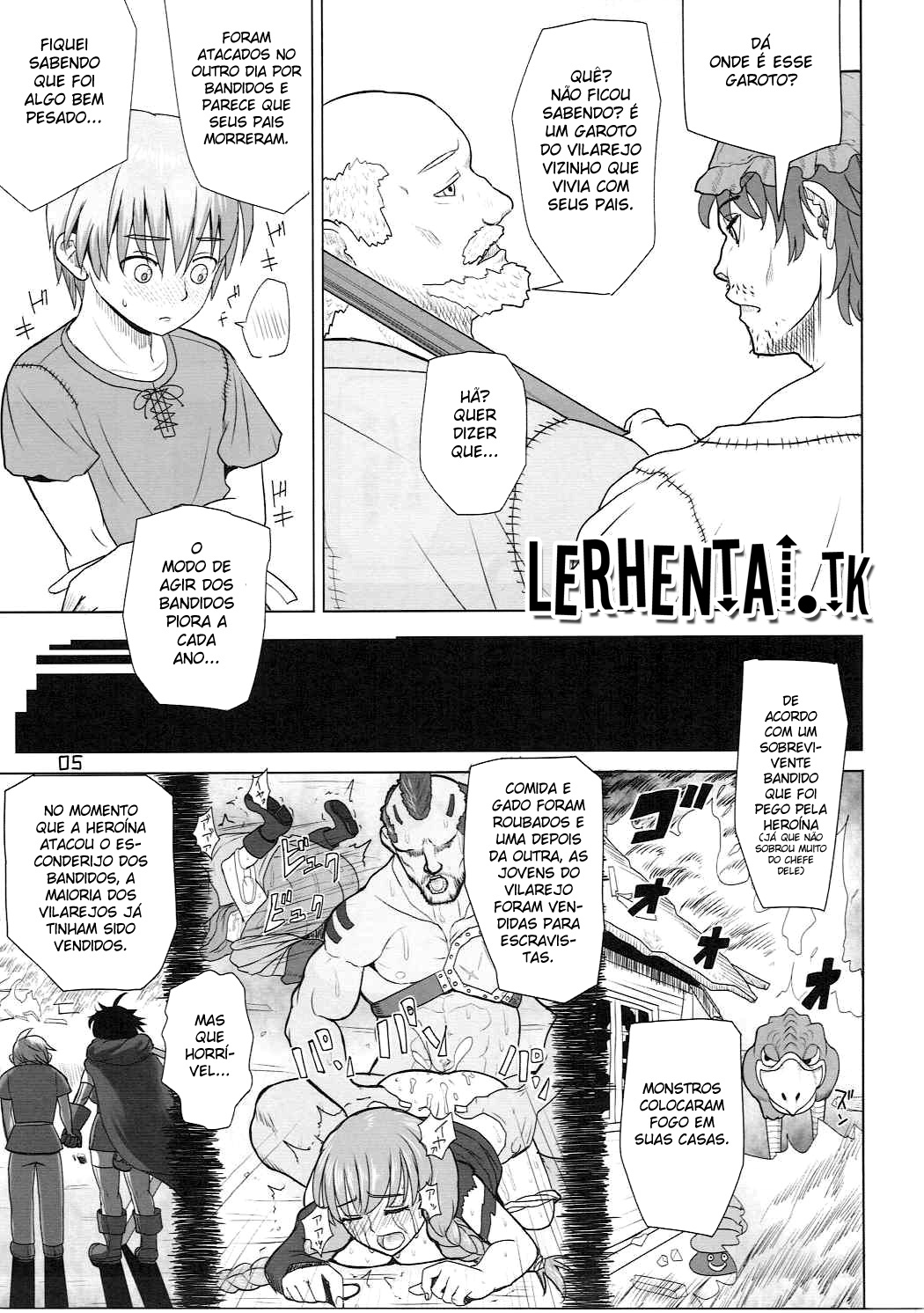 (C90) [Roshiman (Arimura Ario)] Mendoumi no Ii Yuusha-sama (Dragon Quest III) [Portuguese-BR] [Lobozero] 이미지 번호 4