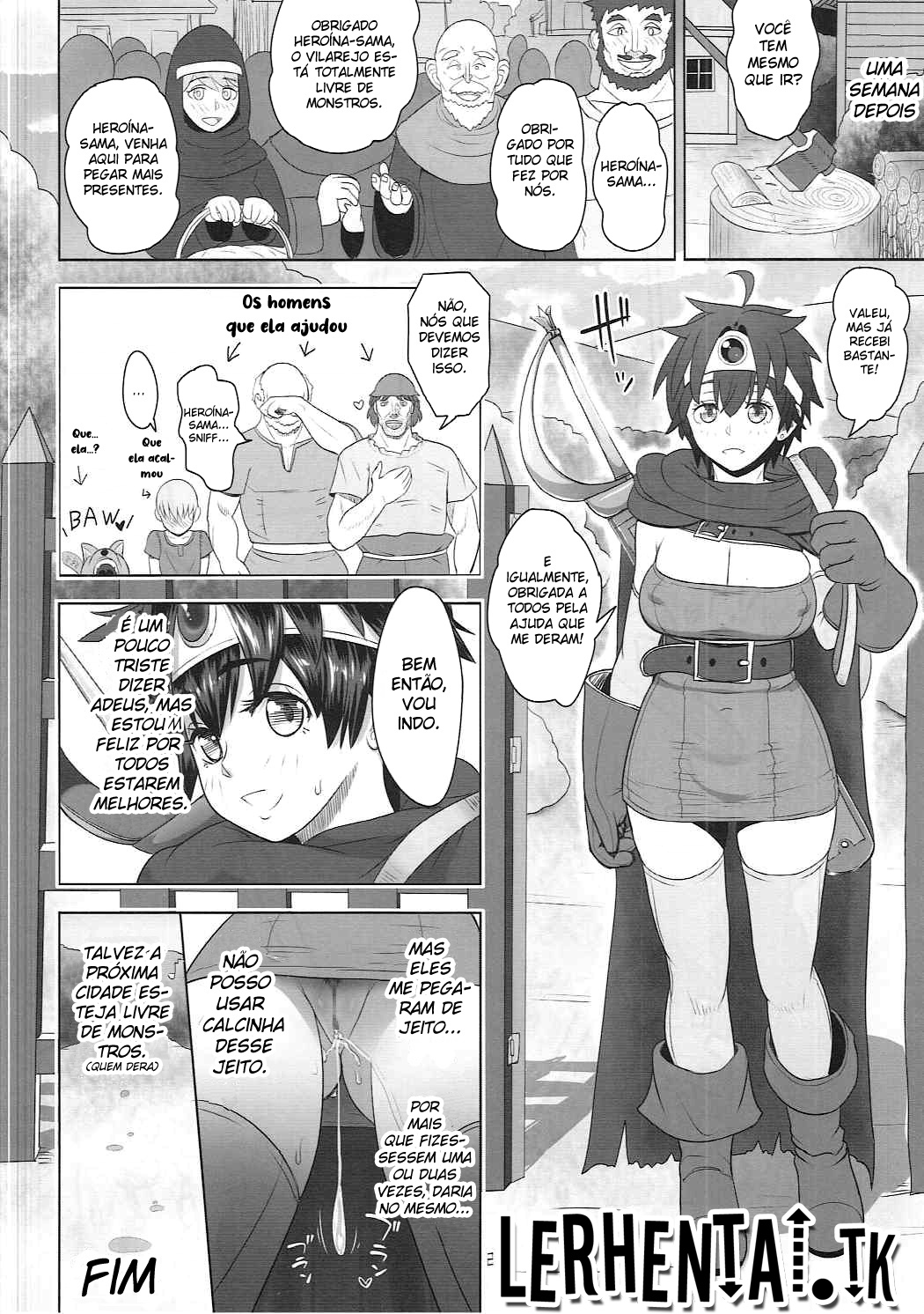 (C90) [Roshiman (Arimura Ario)] Mendoumi no Ii Yuusha-sama (Dragon Quest III) [Portuguese-BR] [Lobozero] 이미지 번호 27