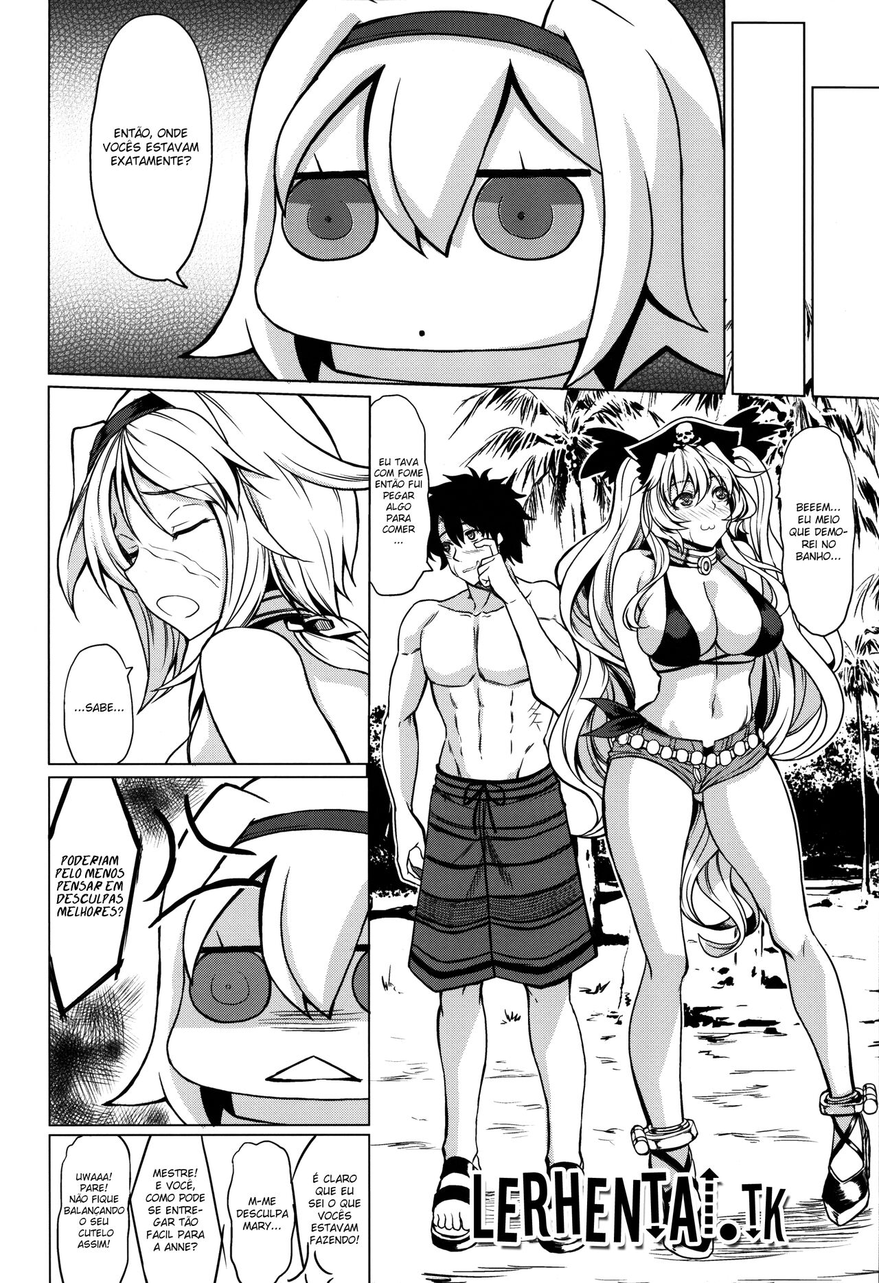 (C93) [Nanakorobi Yaoki (kinntarou)] Natsuyasumi to Halloween | Summer Break and Halloween (Fate/Grand Order) [Portuguese-BR] [YatogamiXD] 이미지 번호 20