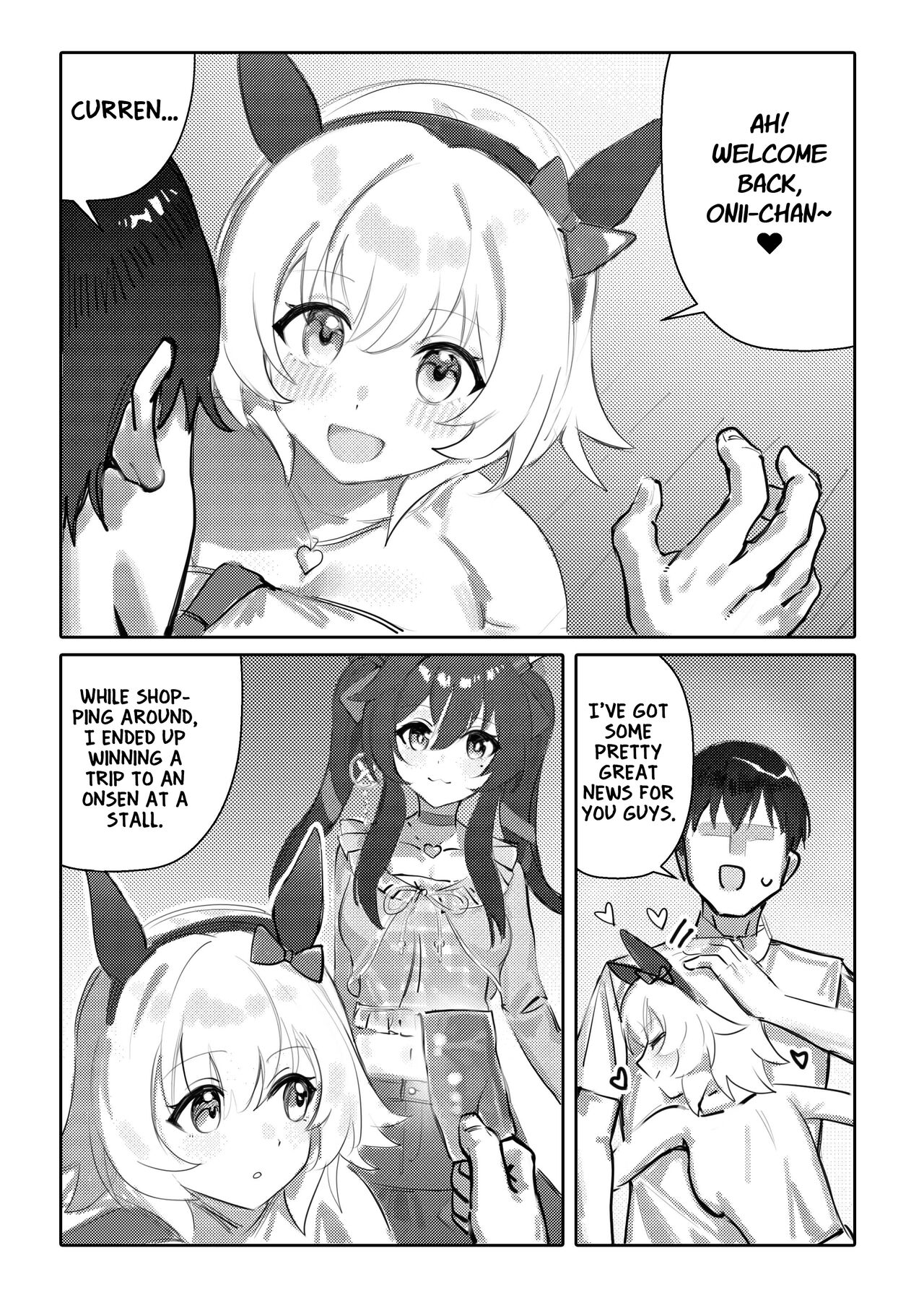 [Awei] Imouto to Imouto to Onsen | Onsen with Sister and Sister (Uma Musume Pretty Derby) [English] [Decensored] image number 4