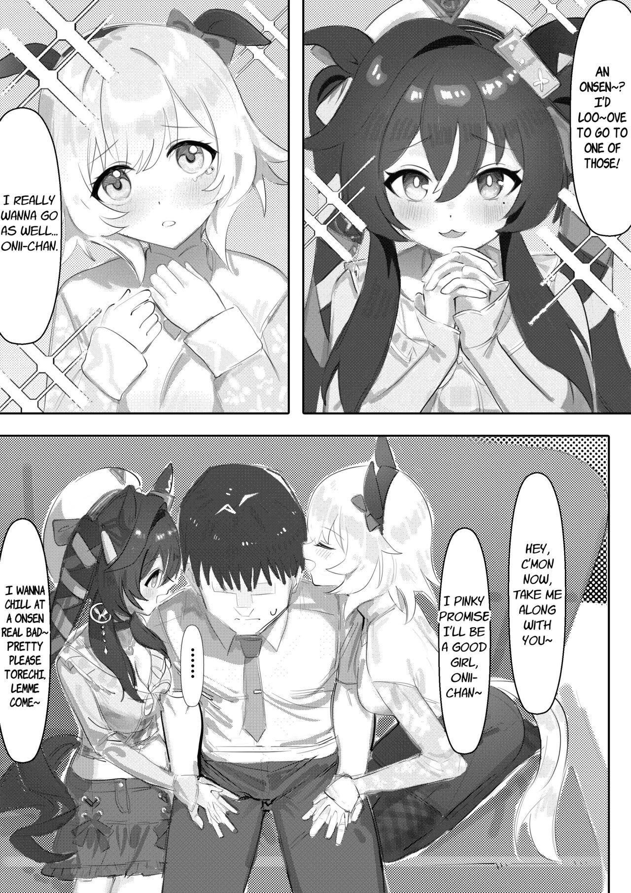 [Awei] Imouto to Imouto to Onsen | Onsen with Sister and Sister (Uma Musume Pretty Derby) [English] [Decensored] image number 5
