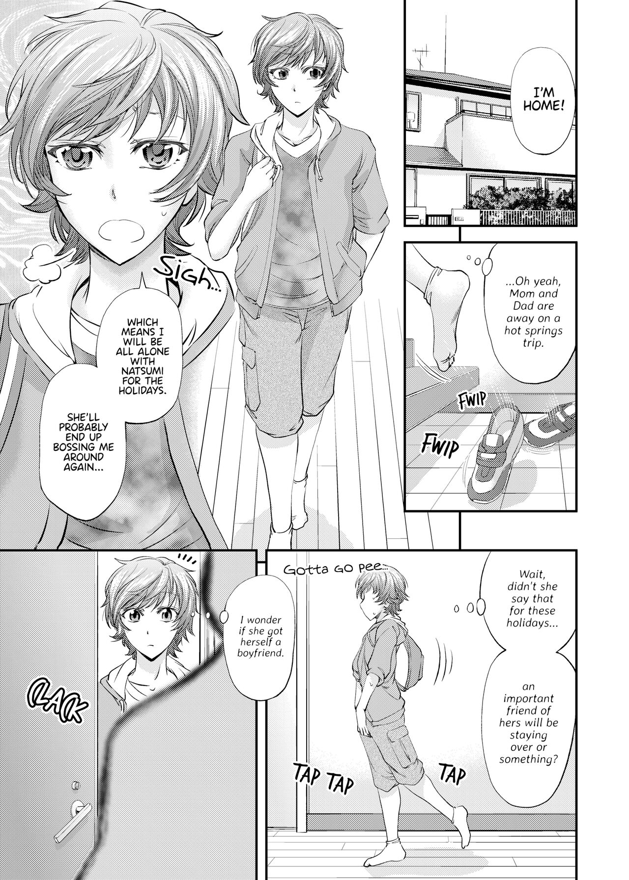 [Monji Koubou (Kikuichi Monji)] Feminized and Dominated by My Sister and Her Girlfriend image number 2