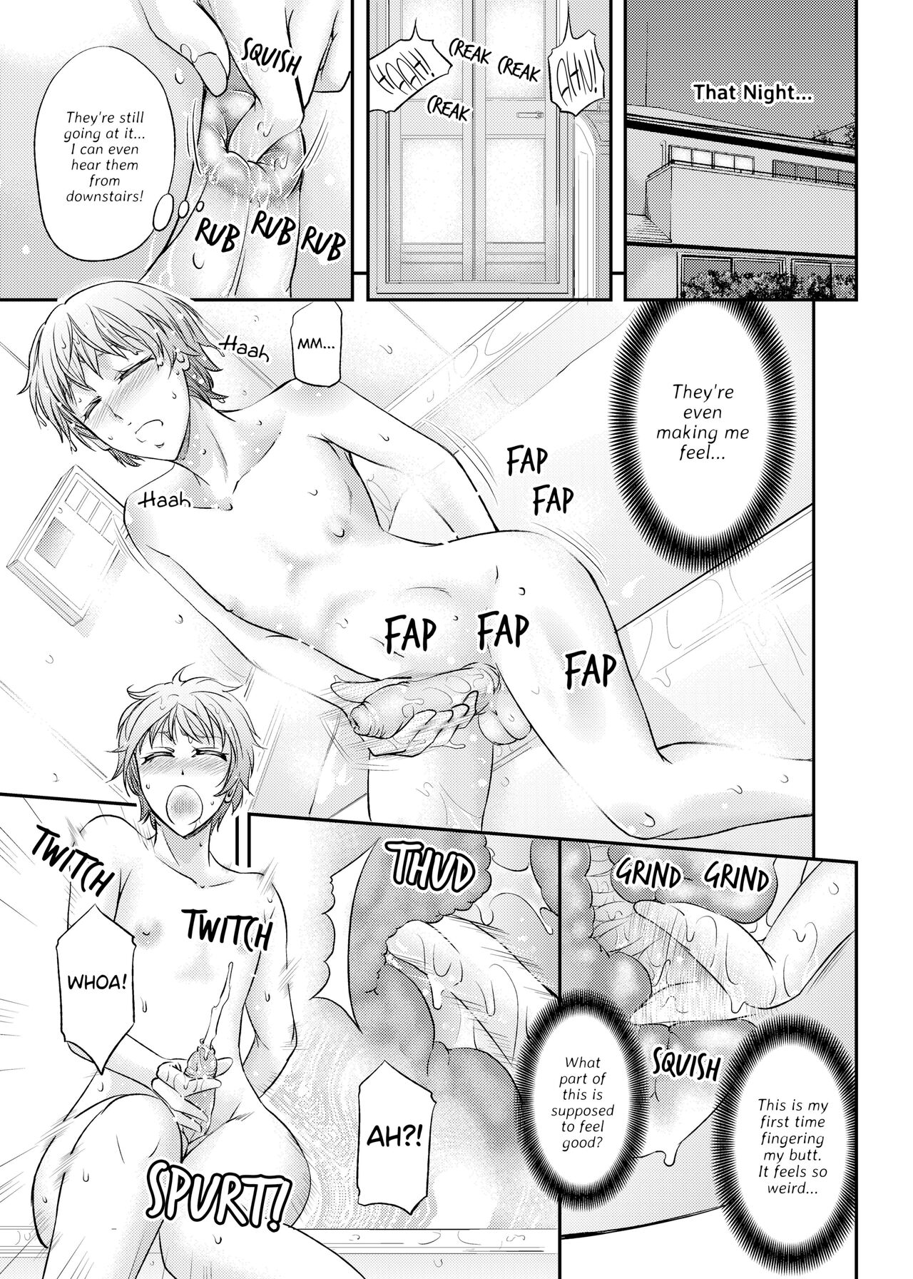 [Monji Koubou (Kikuichi Monji)] Feminized and Dominated by My Sister and Her Girlfriend image number 12