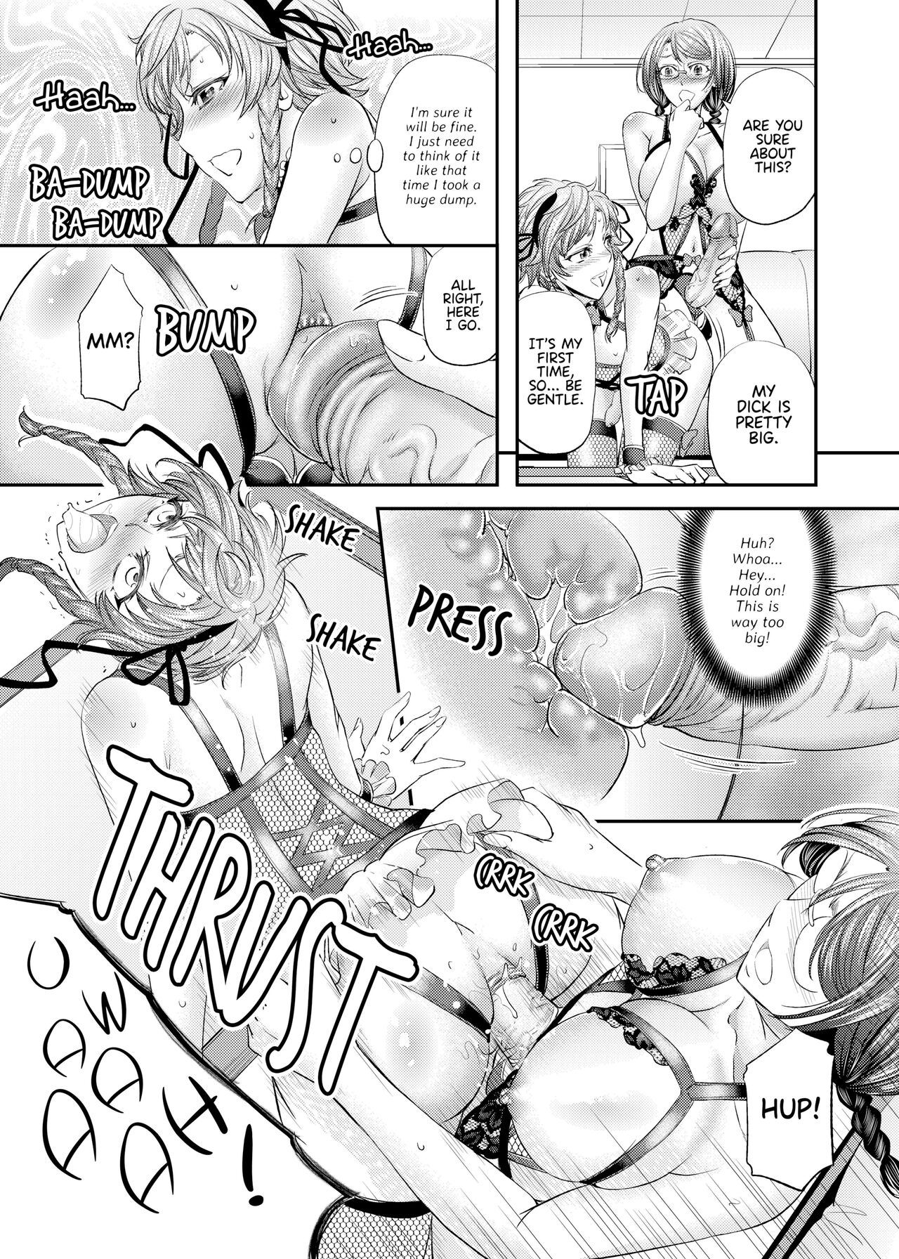 [Monji Koubou (Kikuichi Monji)] Feminized and Dominated by My Sister and Her Girlfriend image number 20