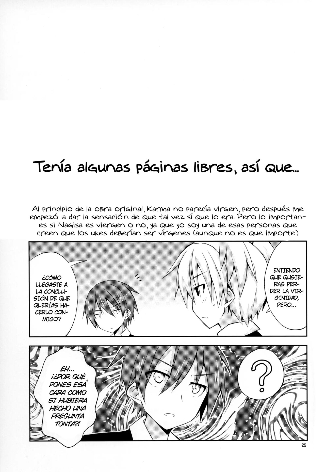 (HaruCC19) [Mimoton] Kimi ni Shika Dekinai Koto | Algo que solo tú puedes hacer (Ansatsu Kyoushitsu) [Spanish] [Yashoholic] numero di immagine  24