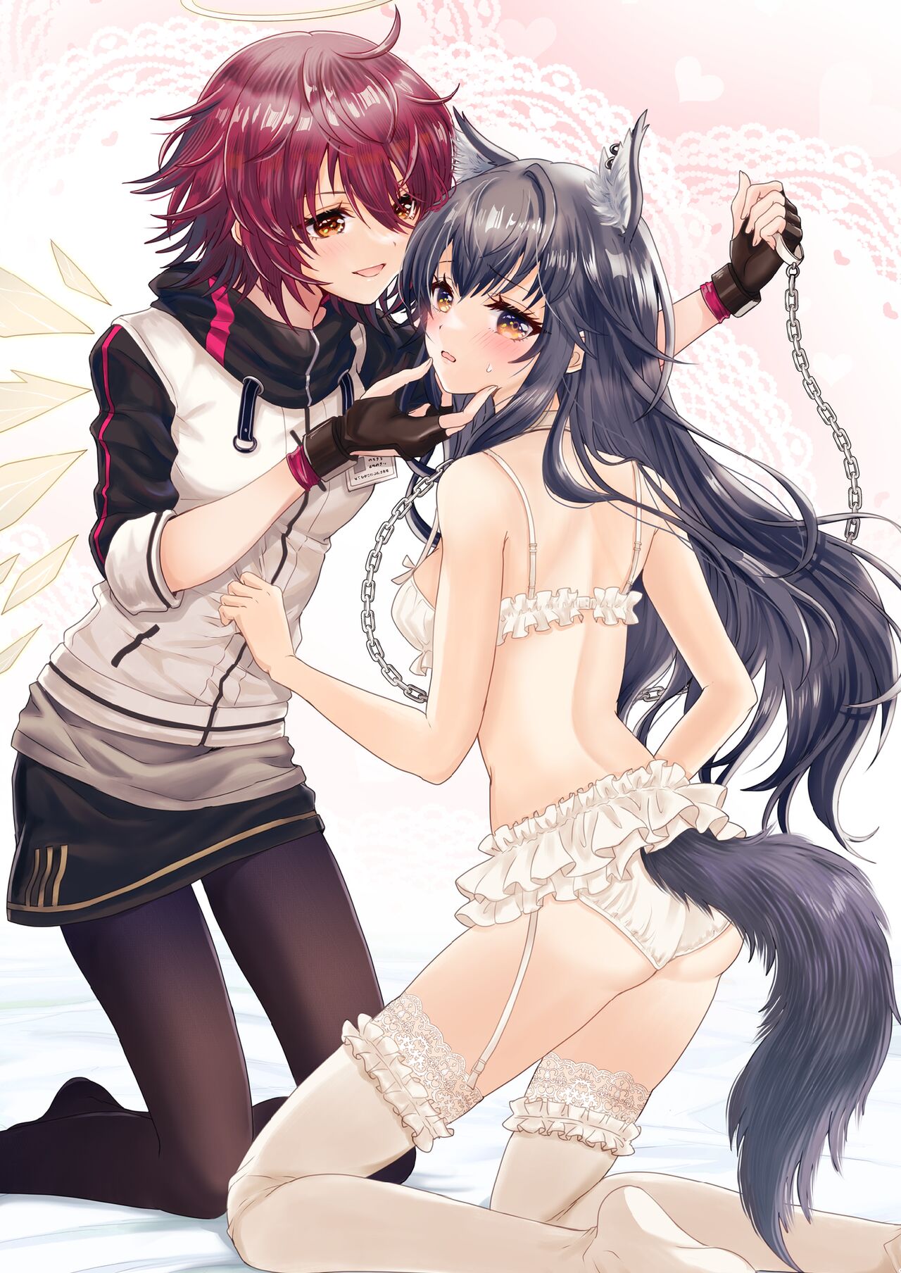 [Arche d'espoir (Chiwa)] Atashi no Kawaii Ookami-chan | 我可爱的小黑狼 (Arknights) [Chinese] [矢来夏洛个人汉化] [Digital] 画像番号 3