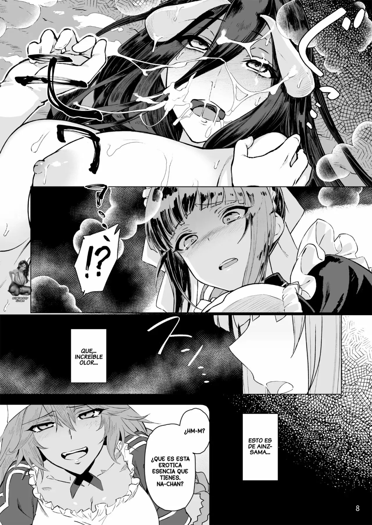 [Gatakomanchi (Komagata)] Manmaru Meido no Shihaisha-sama <<Goshujin-sama>> | El Gobernante Perfecto De las Criadas (Overlord) [Spanish] [BigDaddy Scan] [Digital] 画像番号 9