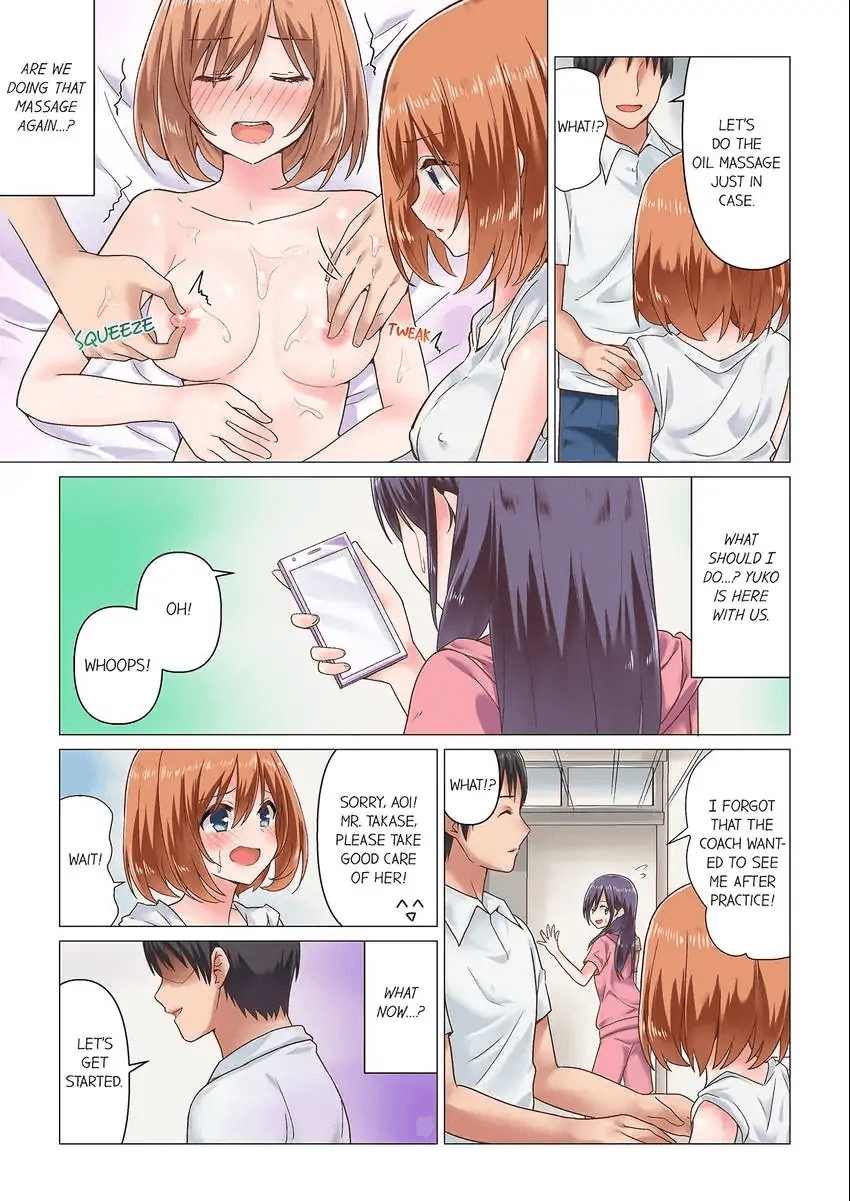[Nanakusa Amane] Sakki Massāji-chū ni Tadesho?～ Suiei Joshi wa Ecchina Shigeki ni Yowasugite 1-3 | You Came During the Massage Earlier, Didn’t You? The Swimming Girl Is Weak Against Naughty Stimulus 1-3 [English] image number 33