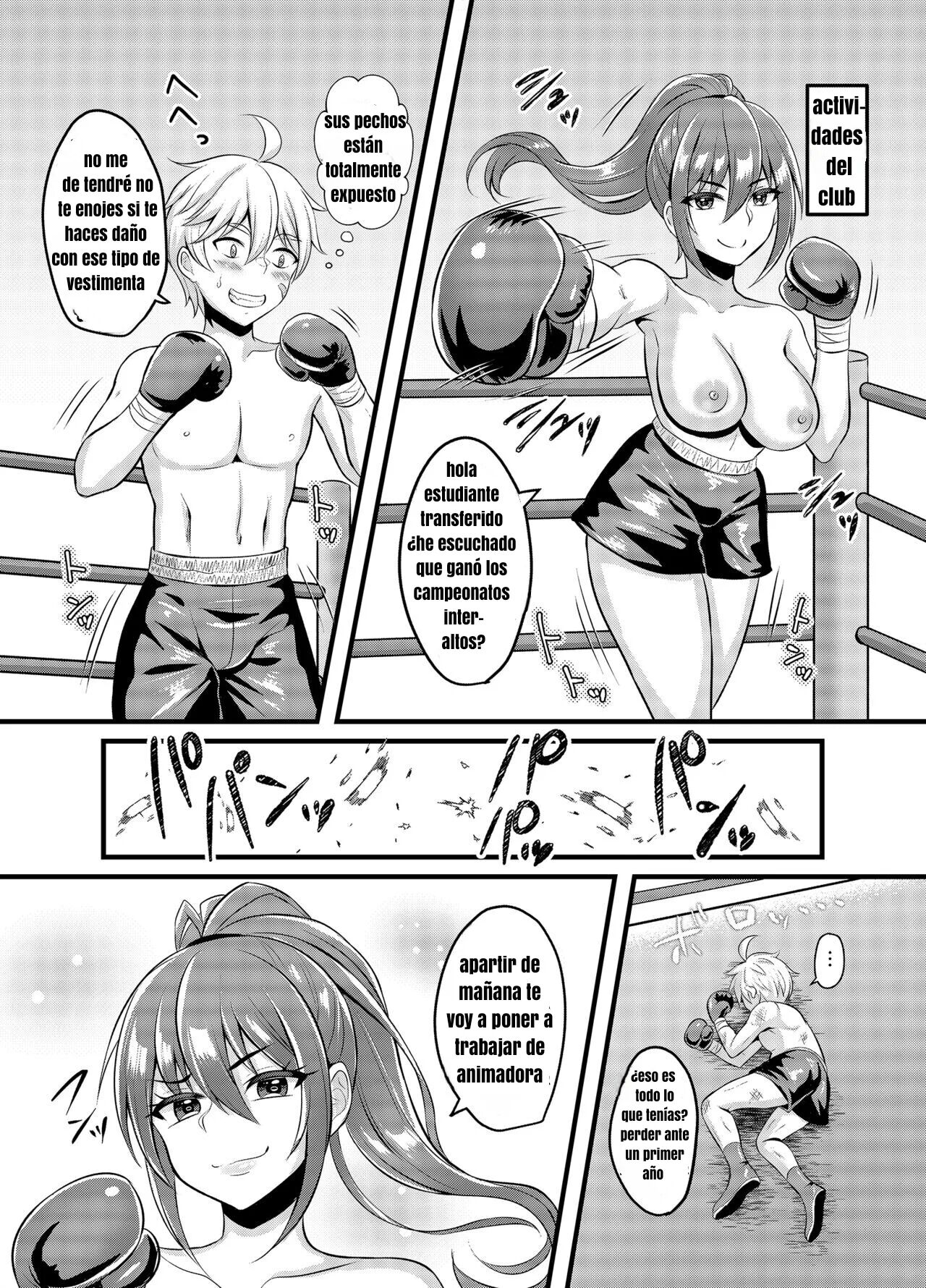 [Chijoku An (Amamiya Iria)] Joshi ni Kobiru Danshi-tachi [Spanish][Futawara] 画像番号 10