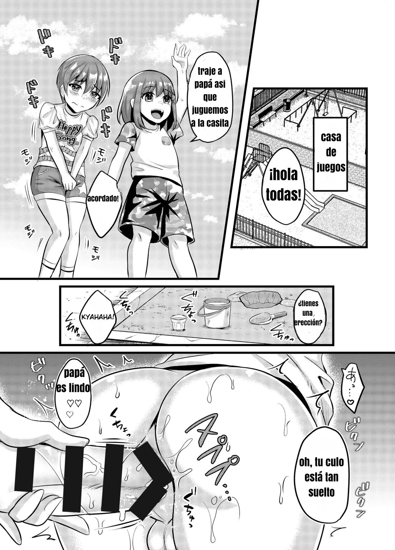 [Chijoku An (Amamiya Iria)] Joshi ni Kobiru Danshi-tachi [Spanish][Futawara] 画像番号 14