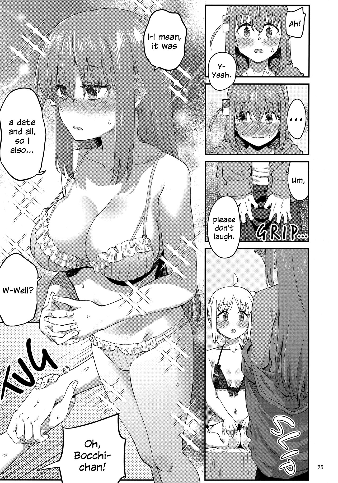 (C103) [Surface Tension (Orikuchi Hirata)] Netsu o Mazete Shin o Tokashite | Melting Hearts With Melded Heat (Bocchi the Rock!) [English] 24eme image