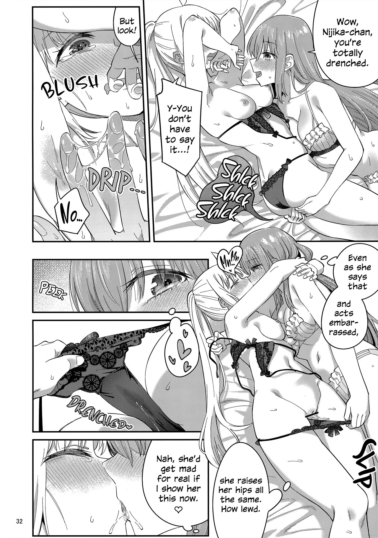 (C103) [Surface Tension (Orikuchi Hirata)] Netsu o Mazete Shin o Tokashite | Melting Hearts With Melded Heat (Bocchi the Rock!) [English] 31eme image