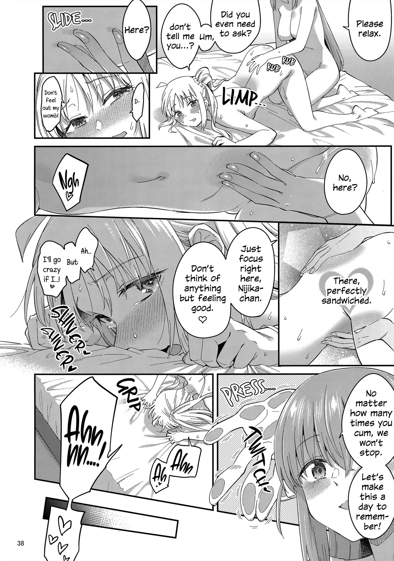 (C103) [Surface Tension (Orikuchi Hirata)] Netsu o Mazete Shin o Tokashite | Melting Hearts With Melded Heat (Bocchi the Rock!) [English] 37eme image