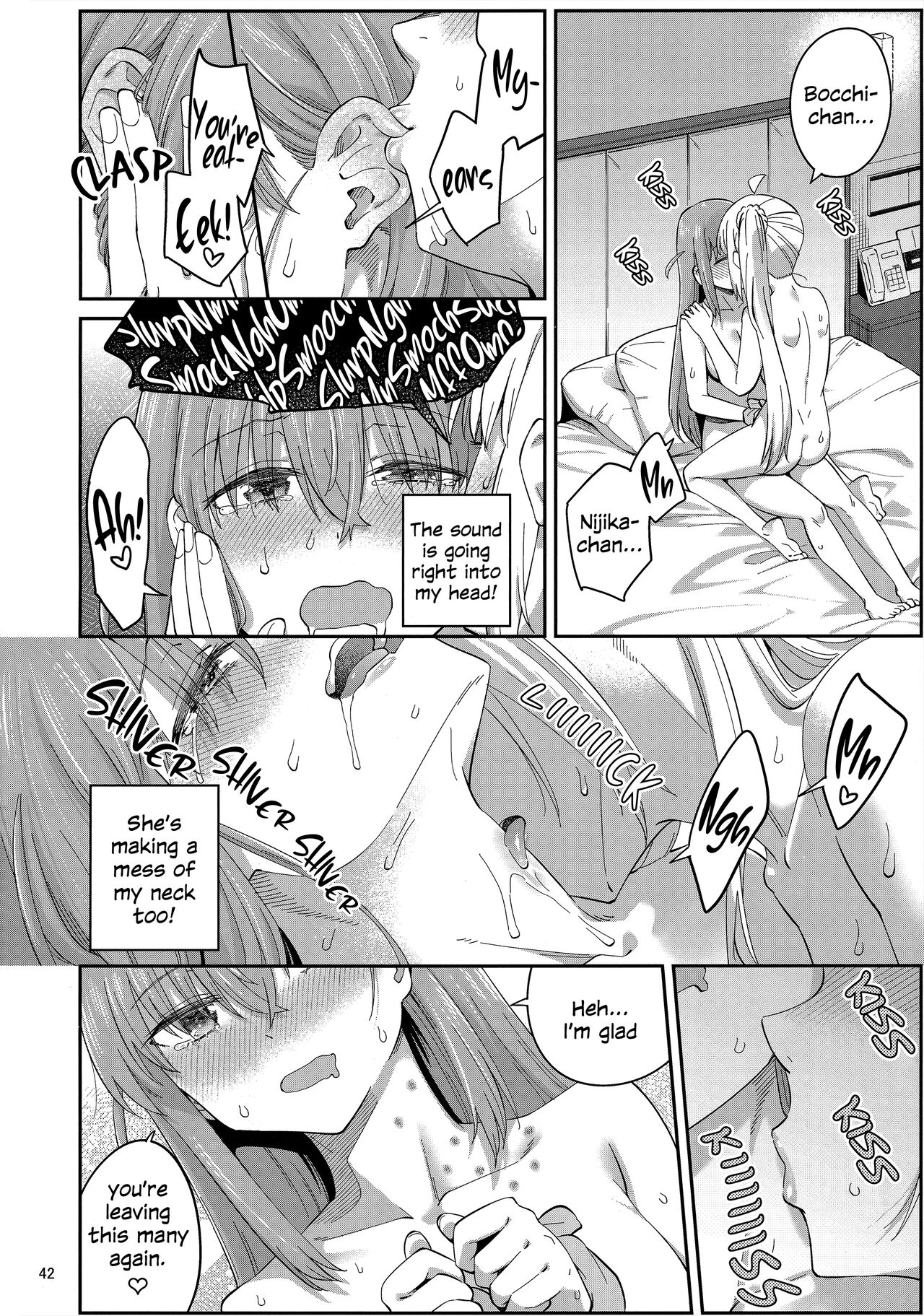 (C103) [Surface Tension (Orikuchi Hirata)] Netsu o Mazete Shin o Tokashite | Melting Hearts With Melded Heat (Bocchi the Rock!) [English] 41eme image