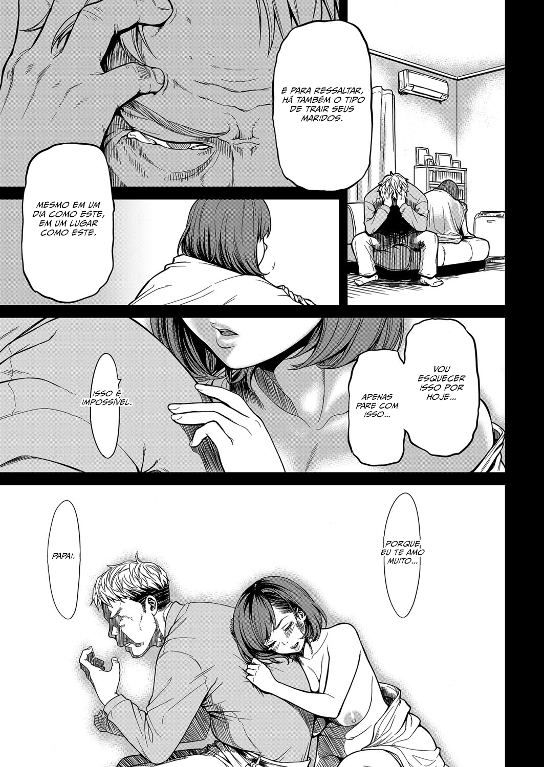 [Tsuzura Kuzukago] Kyou, Watashi wa Jibun no Musume o Dakimasu. | Tenho Dormido com a Minha Filha. (comic KURiBERON DUMA 2017-03 Vol. 01) [Portuguese-BR] [Lorde] [Digital] Bildnummer 3