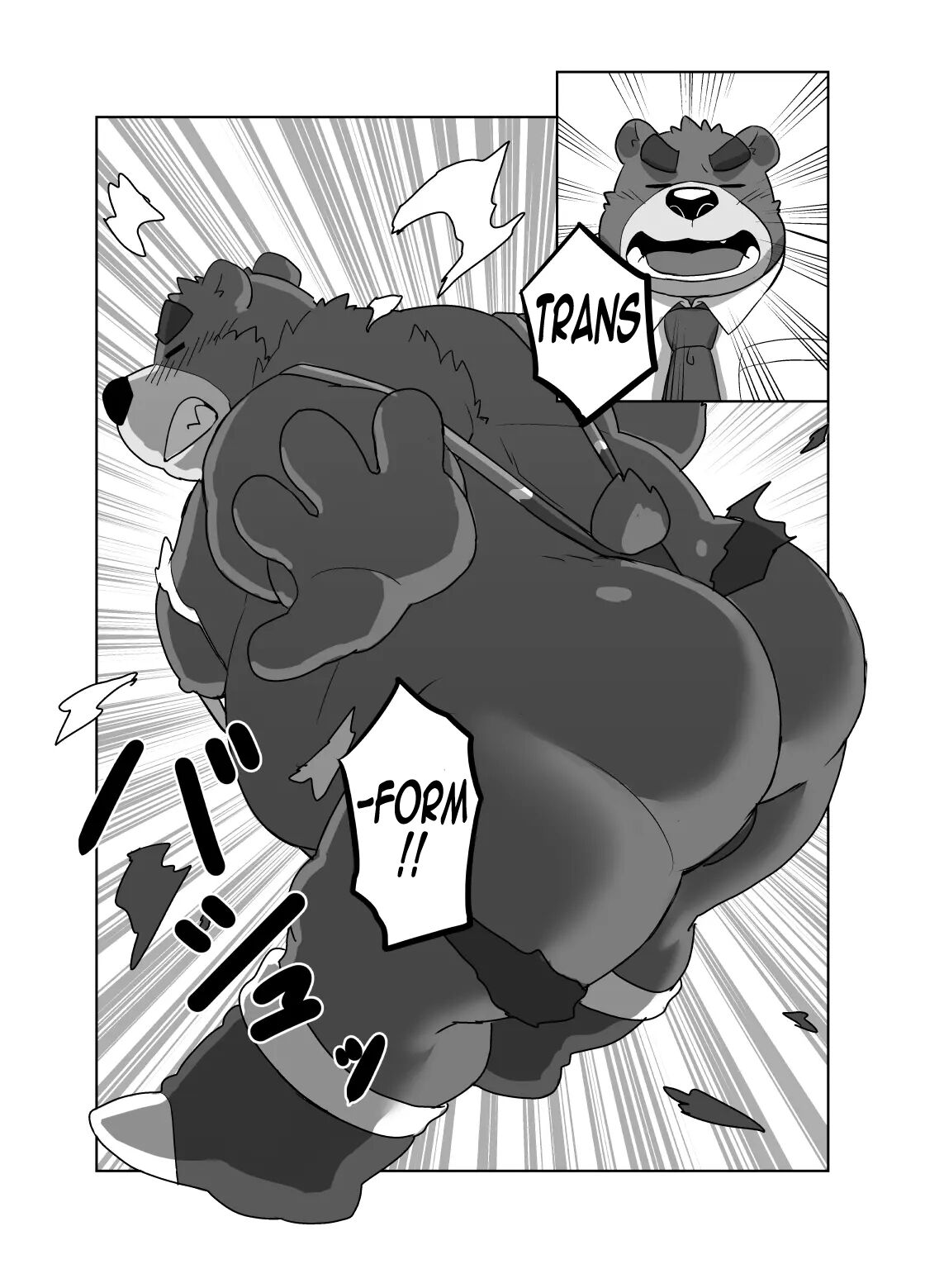 [Kyouretsu Hiyougeka (Beat-kun)] Roshutsu Hentai Dosukebear Vol.2| Exhibitionist Pervert Dosukebear Vol.2 [English][The_Masked_Kemoner] [Digital] изображение № 26