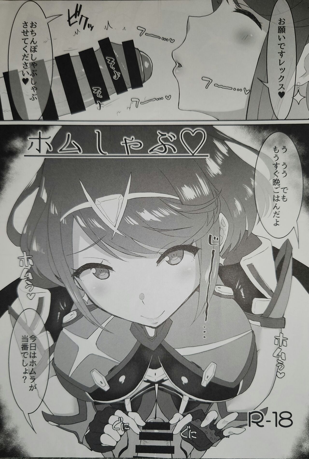 [ParadiseGom (Gorgonzola)]Homu Shabu (Xenoblade Chronicles 2)(low quality scan) 图片编号 1