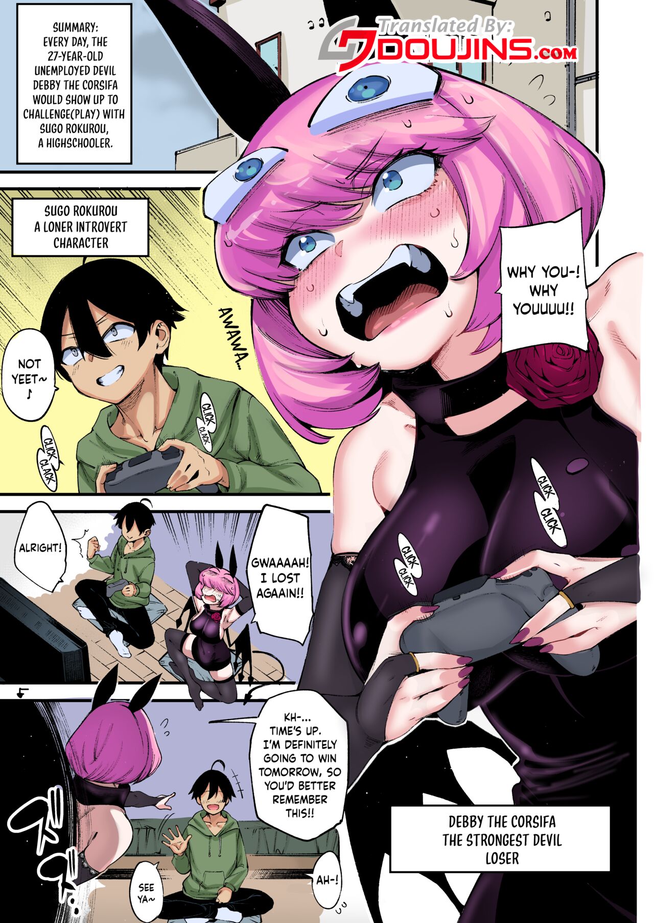 [Sourou Yarou A-Team (Tarakan)] Gome Debby Shadowo Hen (Debby the Corsifa wa Makezugirai) [English] {Doujins.com} [Colorized] [Decensored]  [Digital] numero di immagine  3