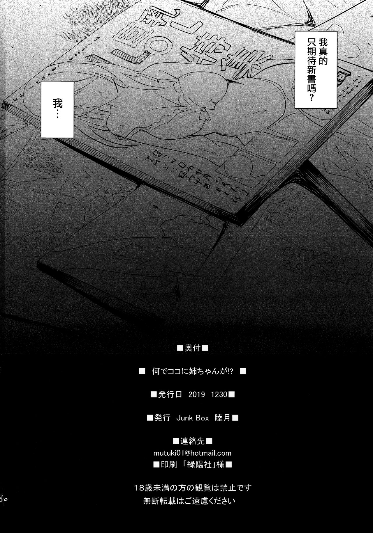 (C97) [Junk Box (Mutsuki)] Nande Koko ni Nee-chan ga!? [Chinese] [無邪気漢化組] image number 30