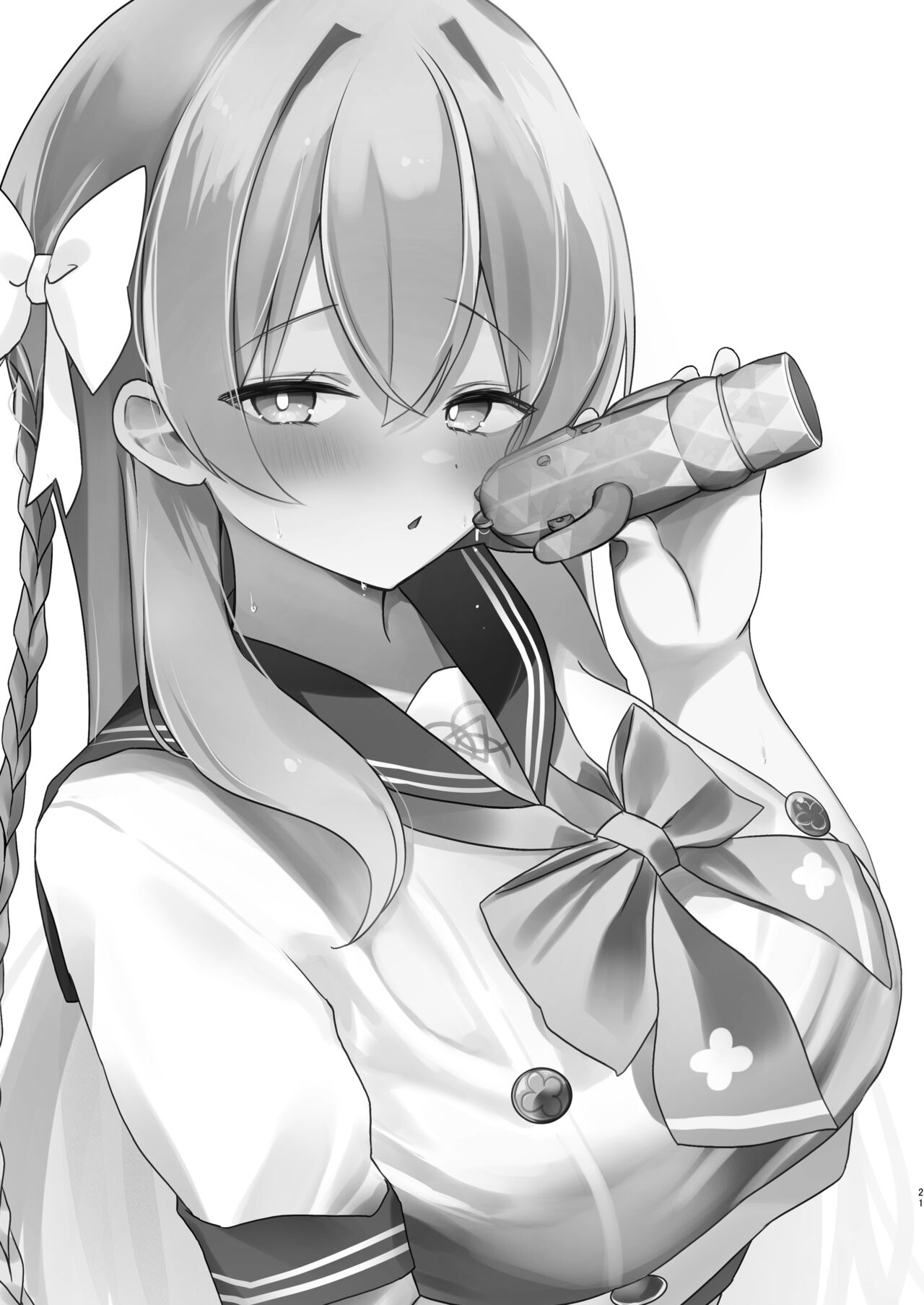 [Nakekuzu (Namekuji)] Hoshuujugyou, Shimasennka? | 可以一起、课后补习吗？ (Blue Archive) [Chinese] [欶澜汉化组] [Digital] 21eme image