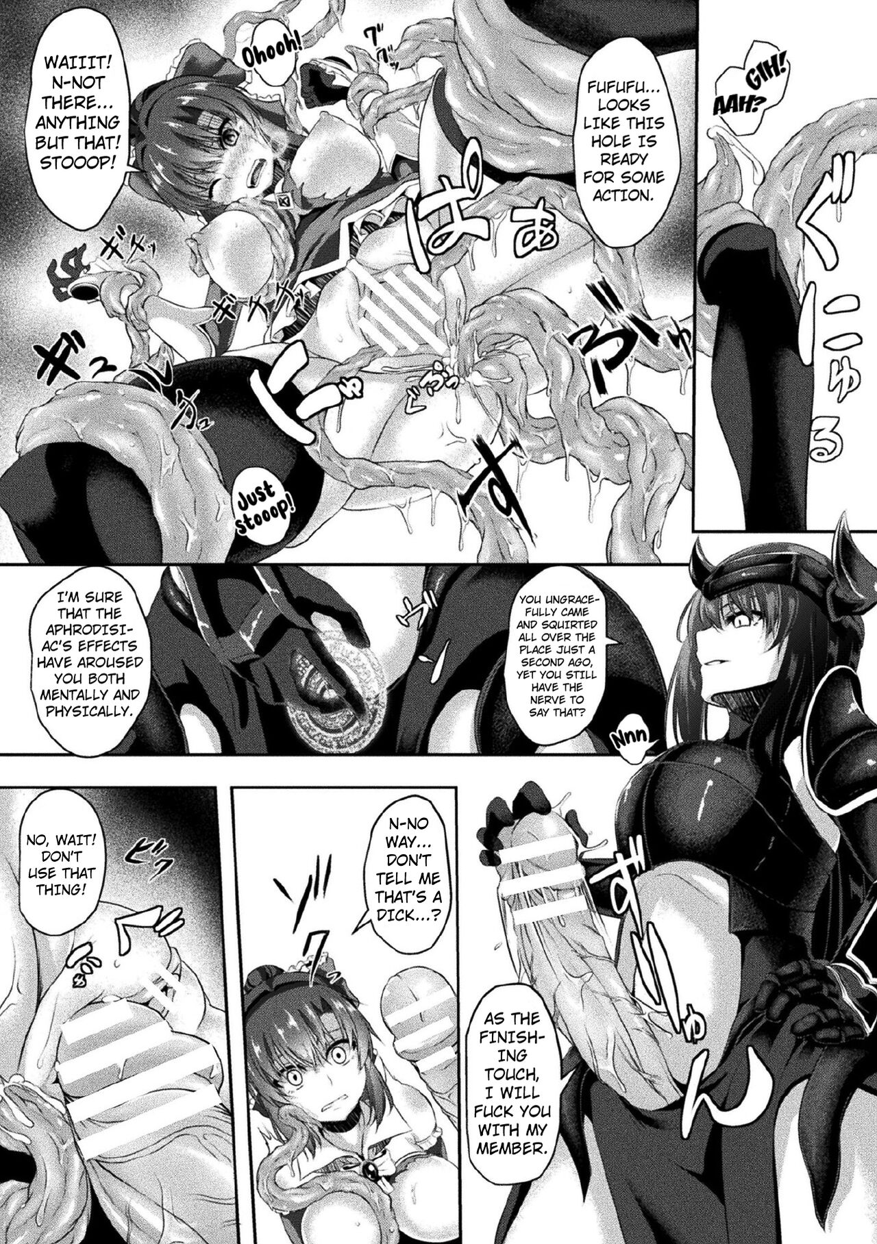 [Hakomaru] ~Mahou Kenshi Shokujoku no Kokuin~ | The Magical Pugilist ~Engraving of Tentacle Disgrace~ (Kukkoro Heroines Vol. 11) [English] [Kuraudo] [Digital] изображение № 14