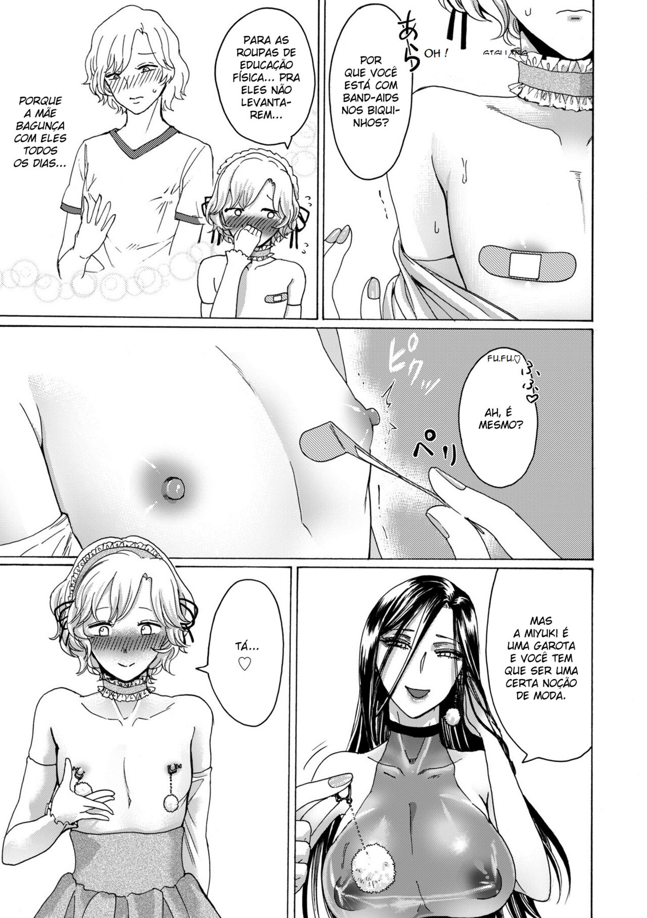 [Hasebe Soutsu] Boku wa Mama no Musume | I am my mom's daughter (comic KURiBERON DUMA 2019-05 Vol.14) [Portuguese-BR] [Lobozero] Bildnummer 5