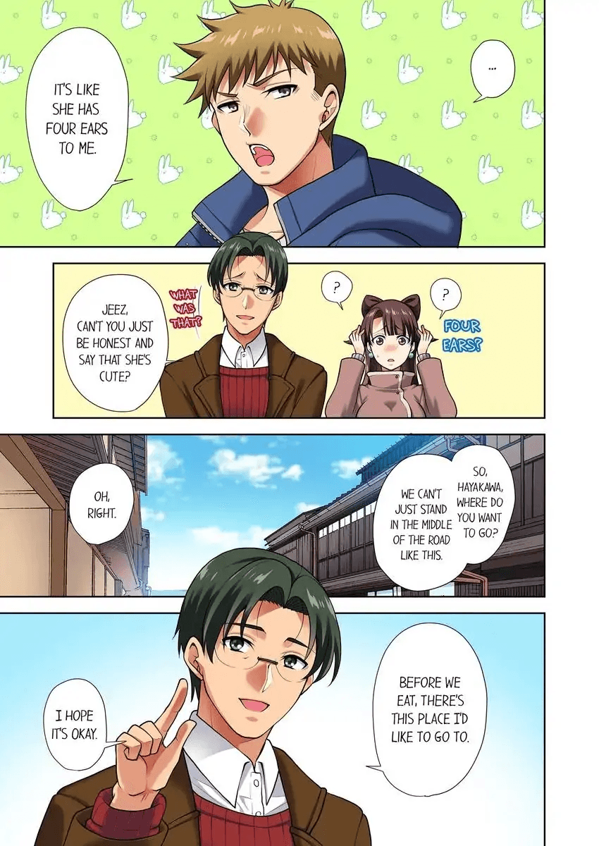 [Aono Akira] Itte mo Owaranai Shain Ryokou "Watashi / Osananajimi ni Sounyuu re Rare Chatteru...!" 1-3 | Company Outing That Never Ends Even if I Cum - “I’m Fucked by My Childhood Friend…!” 1-3 [English] Bildnummer 56
