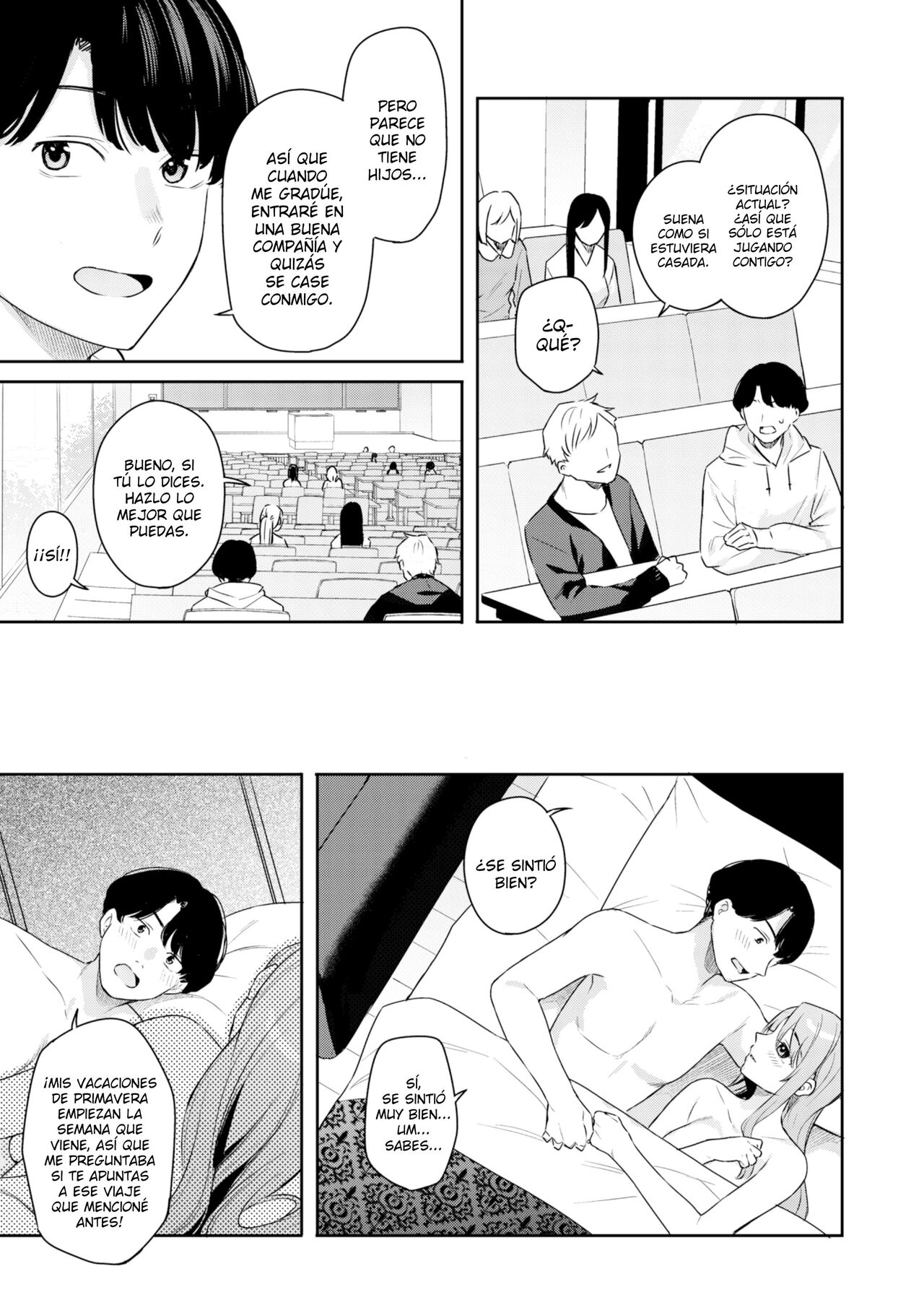 [Bekotarou] Otona no Issen ~Lesson2~ | Dónde Los Adultos Trazan La Línea ~Lección 2~ (COMIC Kairakuten BEAST 2023-08)  [Spanish] [Lo Hago por Diversión] [Digital] 이미지 번호 7