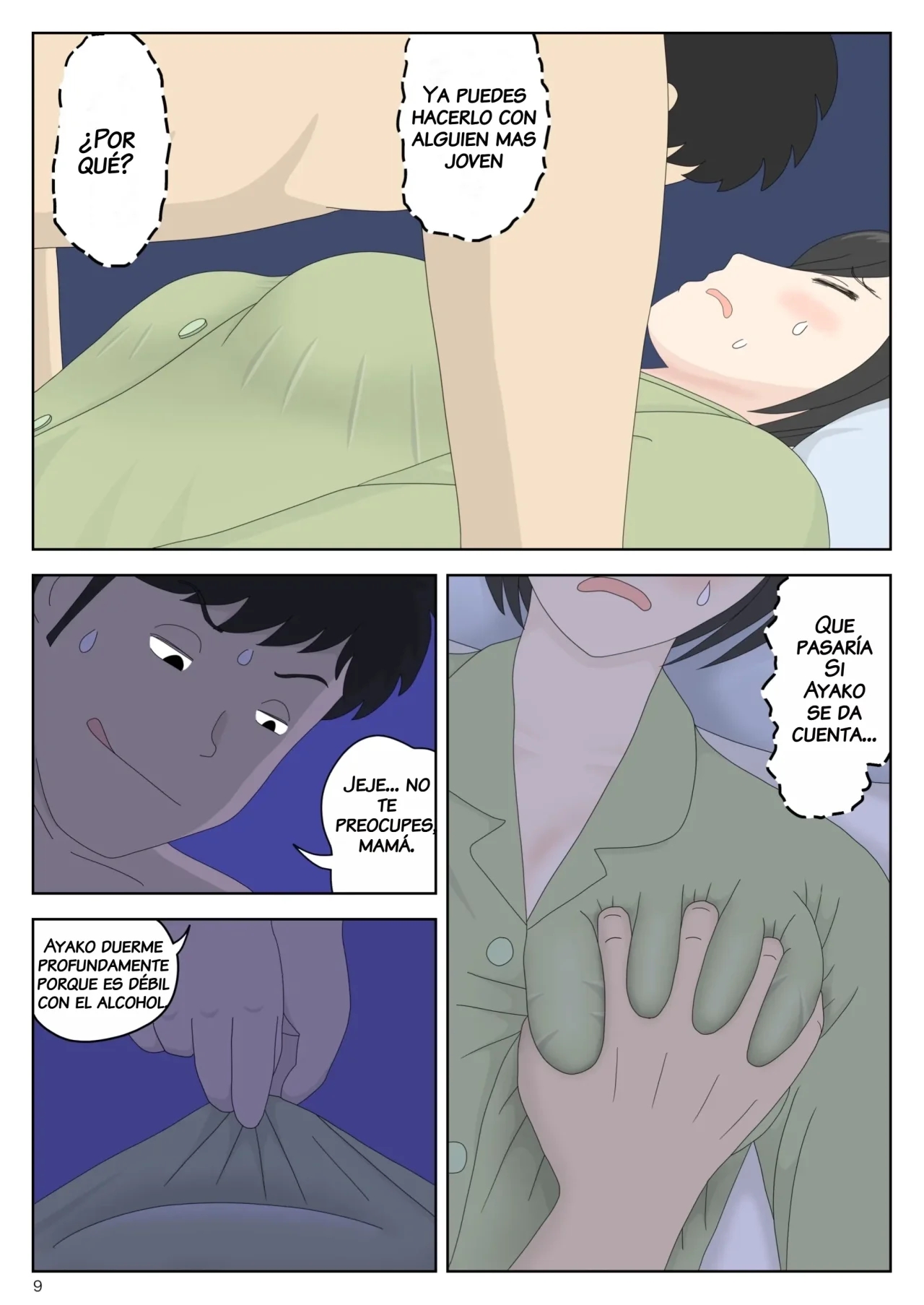 [Mizuarai no kai] Onaneta Kaa-san Bessekaisen 5 [Spanish][NTRForever] 画像番号 10