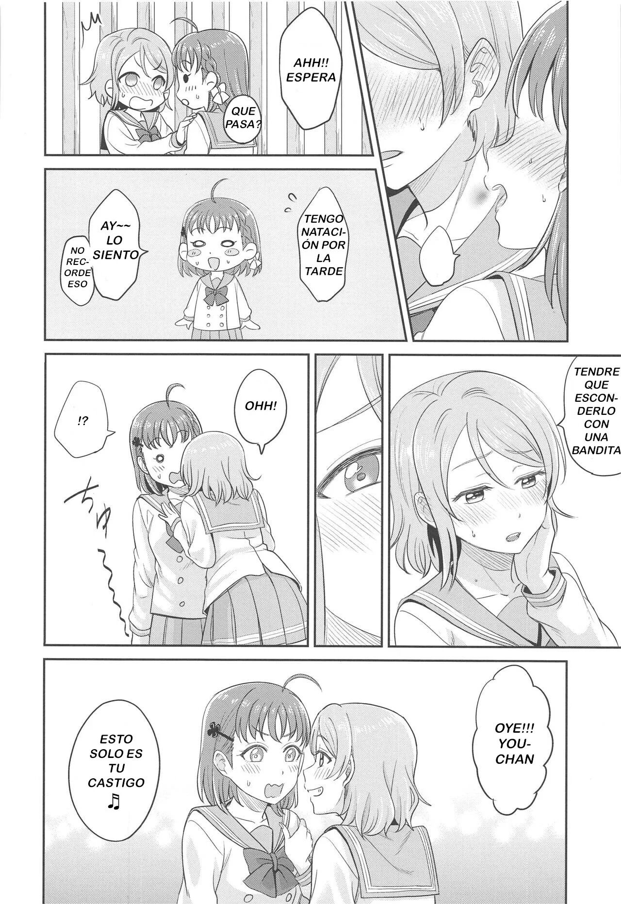 [Mushiyaki!! (Kanbayashi Makoto)] YOU CHIKA XOXO (Love Live! Sunshine!!) [Spanish] [_UCGY_] 画像番号 11