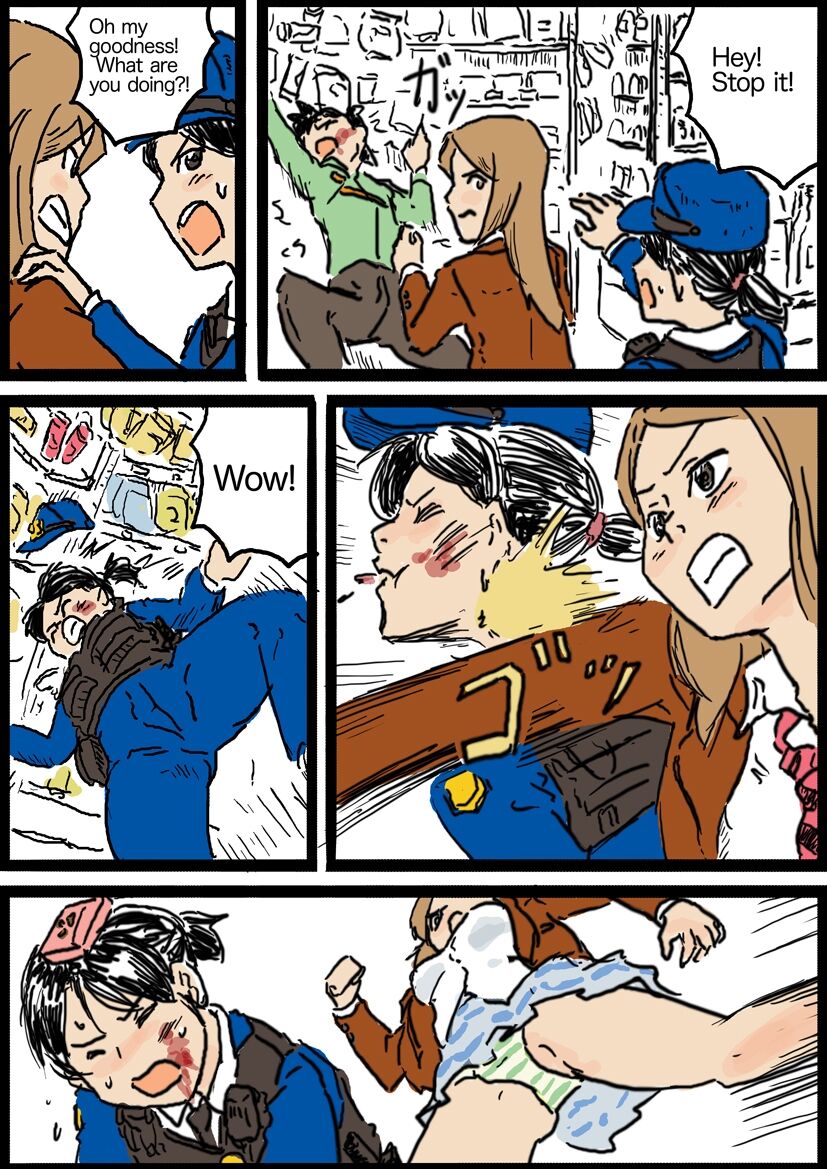 [Yutani] Policewoman VS Delinquent Girl 画像番号 2