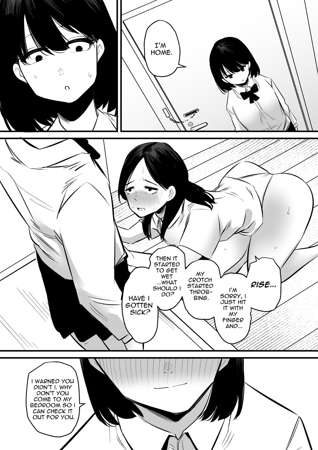 [Hachihachihachi]  Onanie   Mikeiken  no Ane o Suntome de Asonde Mita |  I Toyed With My Older Sister Who Has Never Experienced Masturbation By Edging Her [English] [CRYDER] 이미지 번호 16