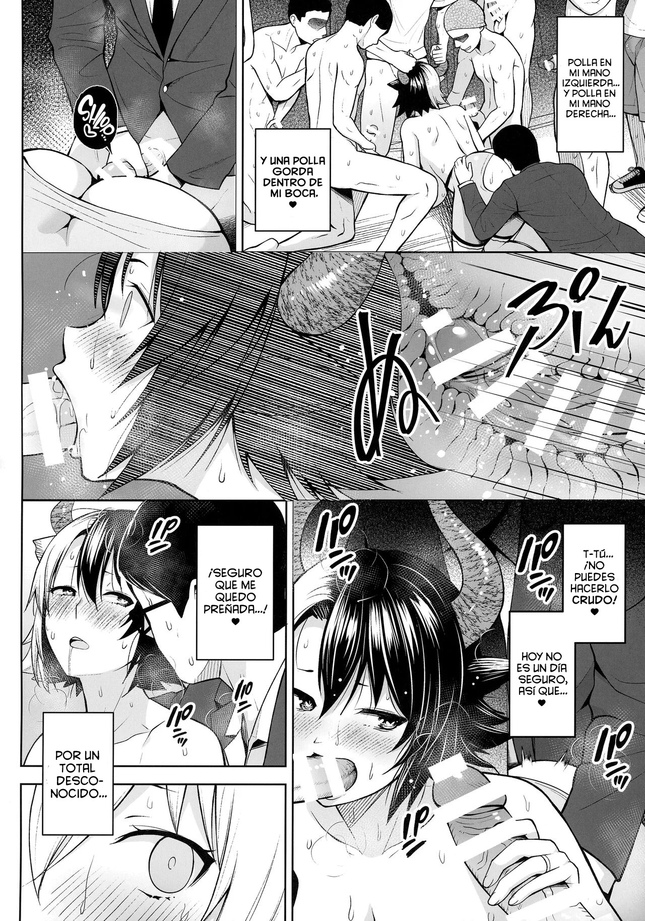 (Reitaisai 19) [Circle Eden (Diisuke)] Oku-san no Oppai ga Dekasugiru no ga Warui! 6 (Touhou Project) [Spanish] [Versiculos de la Biblia] Bildnummer 21