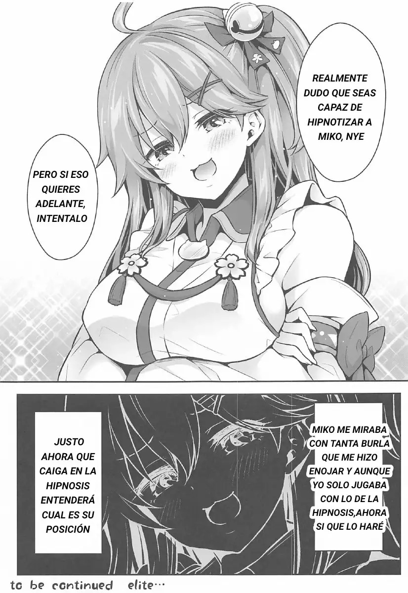 (C99) [Hachinoko P (hatigo)] Mikochi Saimin Ecchi Hon ~Youji Taikou Hen~ | Mikochi Lewd Hypnosis Book ~Infant Regression Edition~ (Sakura Miko) [Spanish] [Versiculos de la Biblia] numero di immagine  6