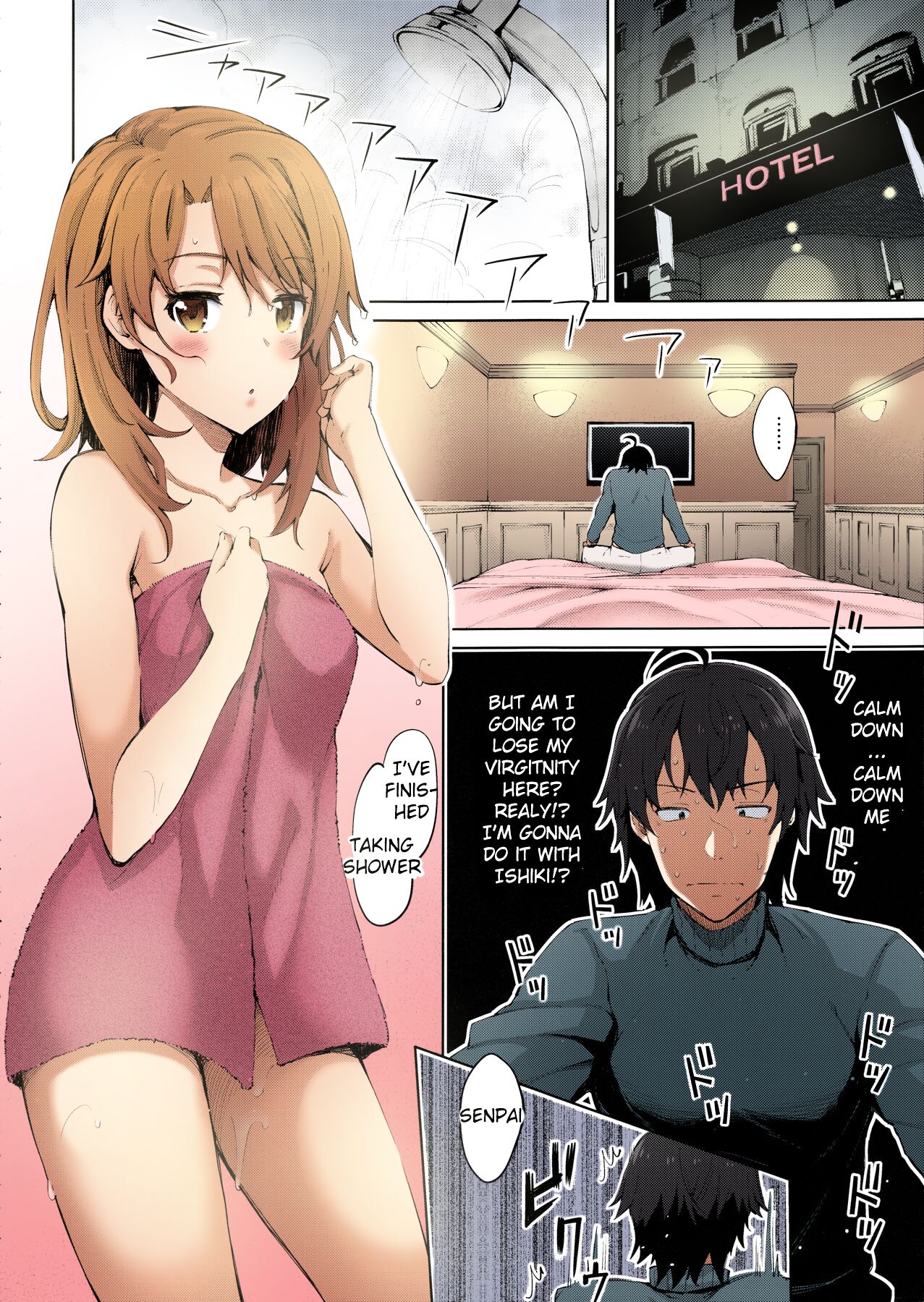 (C91) [Petapan (Akino Sora)] IROHA STORY 01 (Yahari Ore no Seishun Love Come wa Machigatteiru.) [English] [SeekingEyes] [Colorized] image number 5