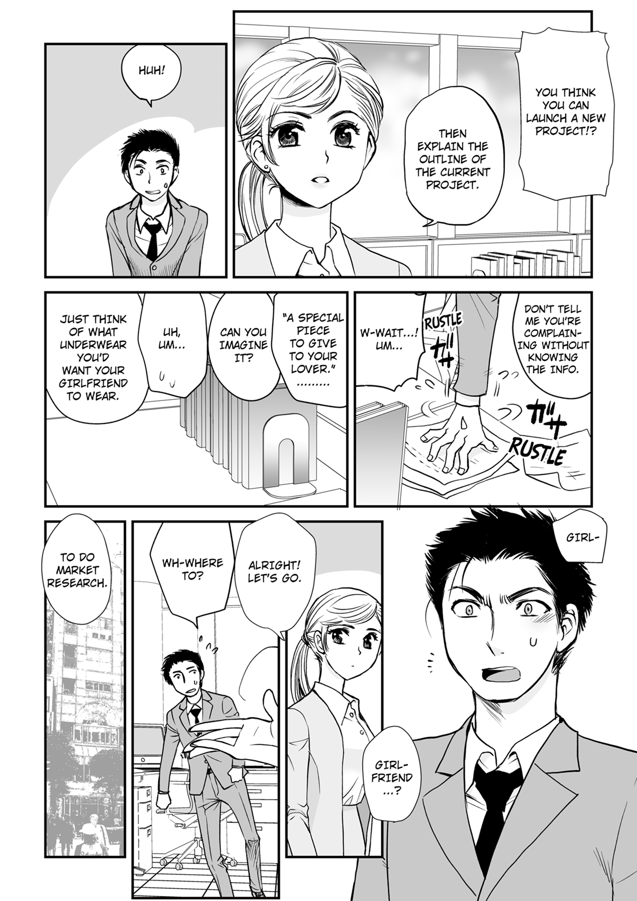 [Toshi] Kotowararete mo, Sounyuureru kara. - Shinya no Office... SEX Shinagara Zangyou-chuu 1 | I'll Still Put It In, Even If You Refuse. -Late Night at the Office... Having Sex While Working Over-time 1 [English] Bildnummer 4