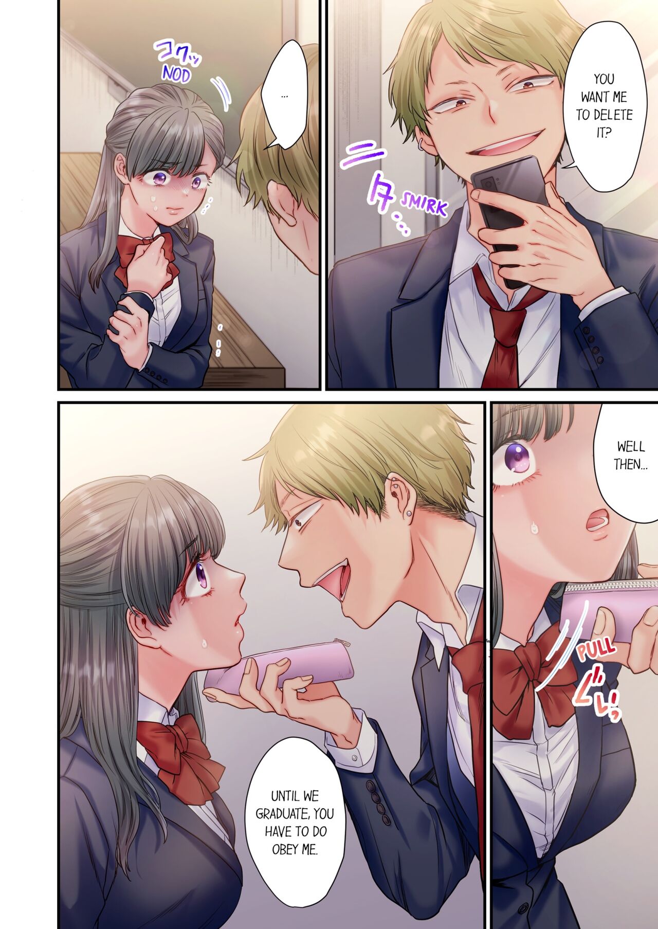 [Izumi Uni] Skirt no Naka, Netorare-chuu. ~ Fuuki Iin wa Furyou ni Zettai Fukujuu desu 1 | NTR Underneath Her Skirt 1 [English] [Decensored] Bildnummer 9