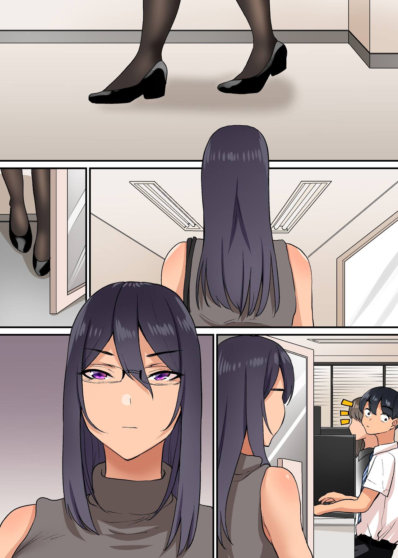 入社したらビッチな女先輩ばかりでハーレムになった。3 業務中も女上司と先輩たちに絞られ続けるハメになった僕の話。 Bildnummer 31