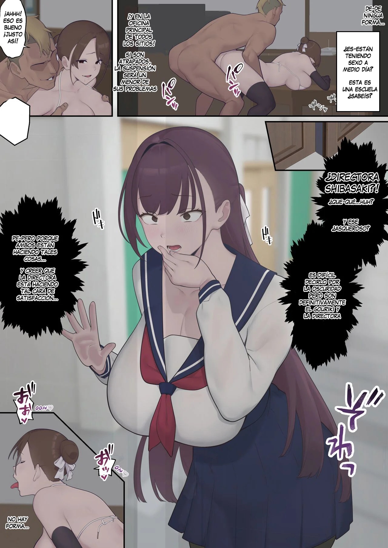 [Okushima Izumo] Daraku Seitokai ~Hiiragi Ayane Hen~ [Spanish] [UNION ANIME] [Digital] 图片编号 12