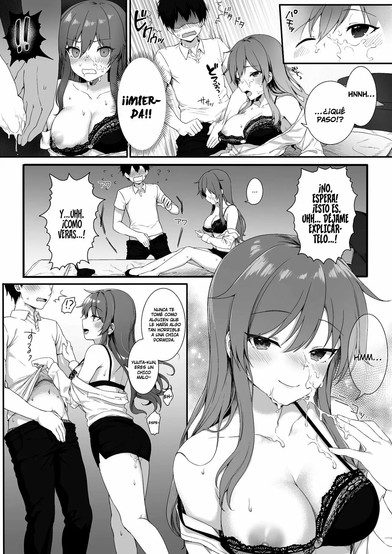 [Nekono Oyashiro (Mashu)] Osananajimi wa Otona no Onna | Mi Amiga de la Infancia es una Mujer Adulta [Spanish] [Muslos No Hentais] [Digital] image number 16