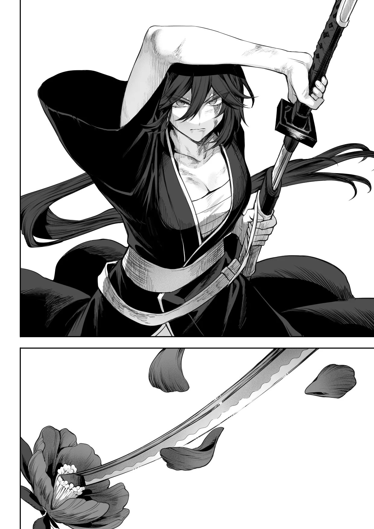 [Nekono Oyashiro (Mashu)] Ikusa Otome to Ikusa Goto! ~Onna Samurai Hen~ | Valquirias Guerreras! ~Arco De La Samurai Tsubaki~ [Spanish] [Lo Hago por Diversión] [Digital] image number 11