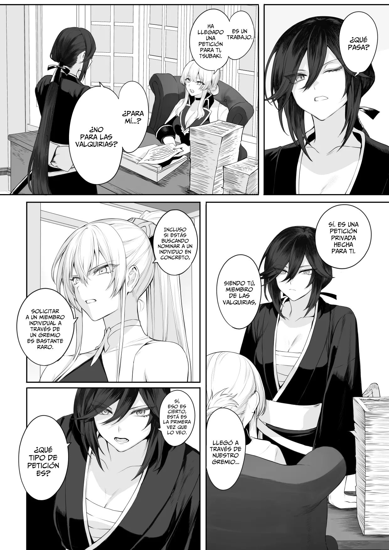 [Nekono Oyashiro (Mashu)] Ikusa Otome to Ikusa Goto! ~Onna Samurai Hen~ | Valquirias Guerreras! ~Arco De La Samurai Tsubaki~ [Spanish] [Lo Hago por Diversión] [Digital] image number 89