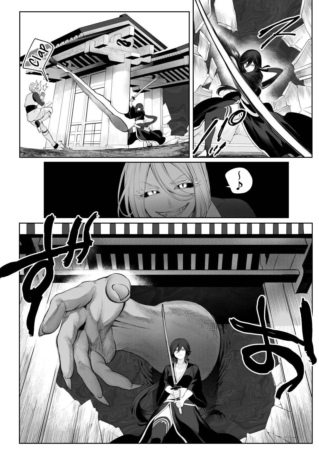 [Nekono Oyashiro (Mashu)] Ikusa Otome to Ikusa Goto! ~Onna Samurai Hen~ | Valquirias Guerreras! ~Arco De La Samurai Tsubaki~ [Spanish] [Lo Hago por Diversión] [Digital] image number 129