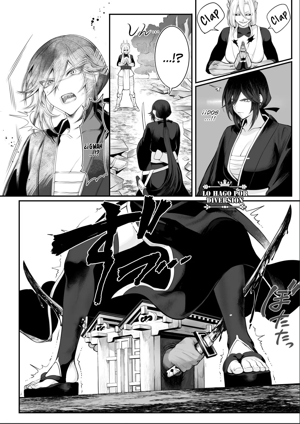 [Nekono Oyashiro (Mashu)] Ikusa Otome to Ikusa Goto! ~Onna Samurai Hen~ | Valquirias Guerreras! ~Arco De La Samurai Tsubaki~ [Spanish] [Lo Hago por Diversión] [Digital] image number 139