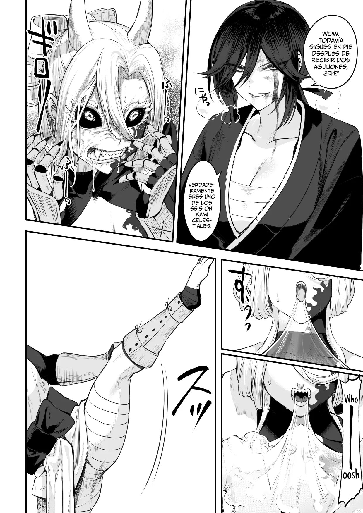 [Nekono Oyashiro (Mashu)] Ikusa Otome to Ikusa Goto! ~Onna Samurai Hen~ | Valquirias Guerreras! ~Arco De La Samurai Tsubaki~ [Spanish] [Lo Hago por Diversión] [Digital] image number 157