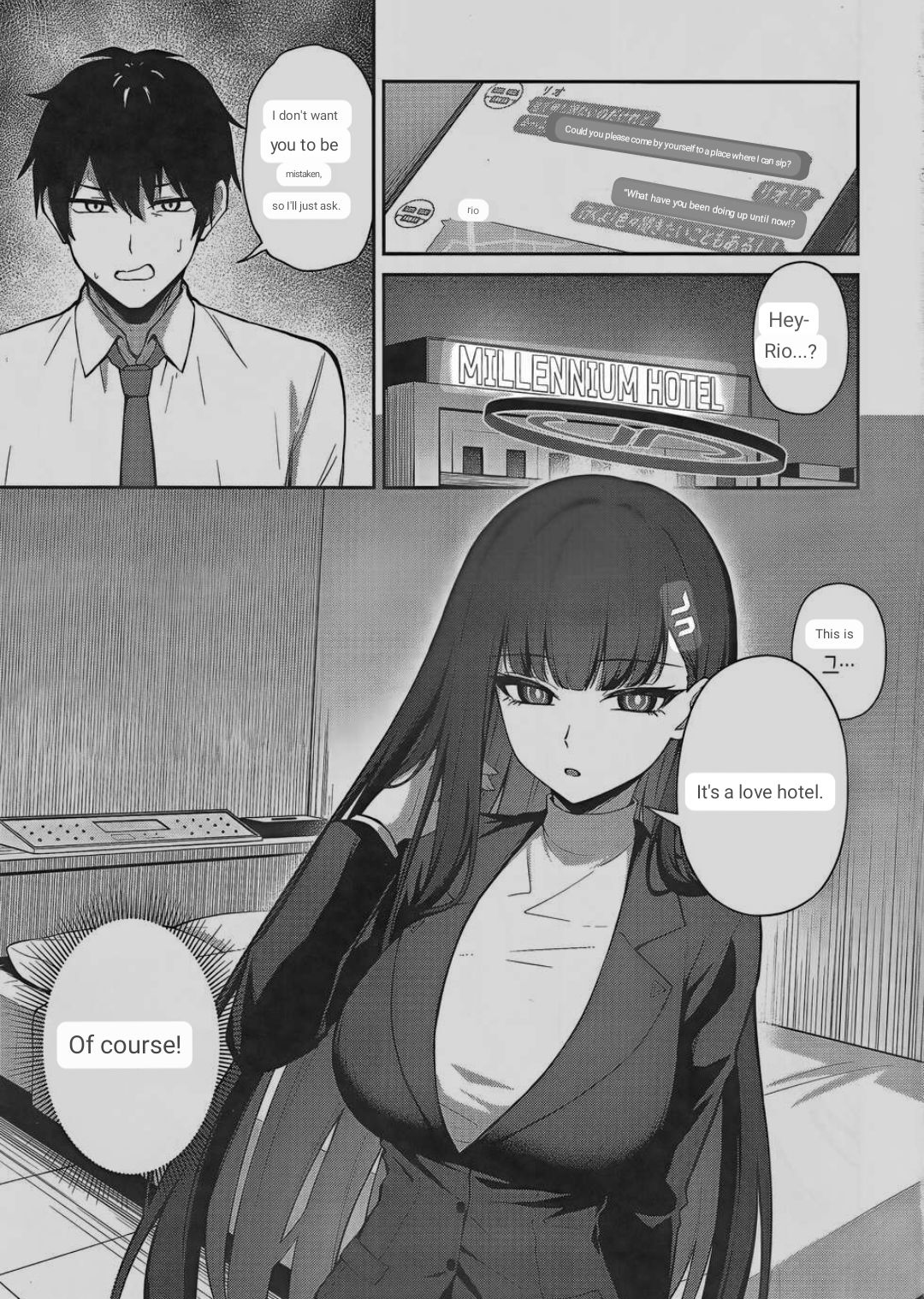 (C103) [Inari Koubou (Tennen Inari)] Tsukatsuki Rio no Shokuzai (Blue Archive) [ENGLISH MTL] 图片编号 2