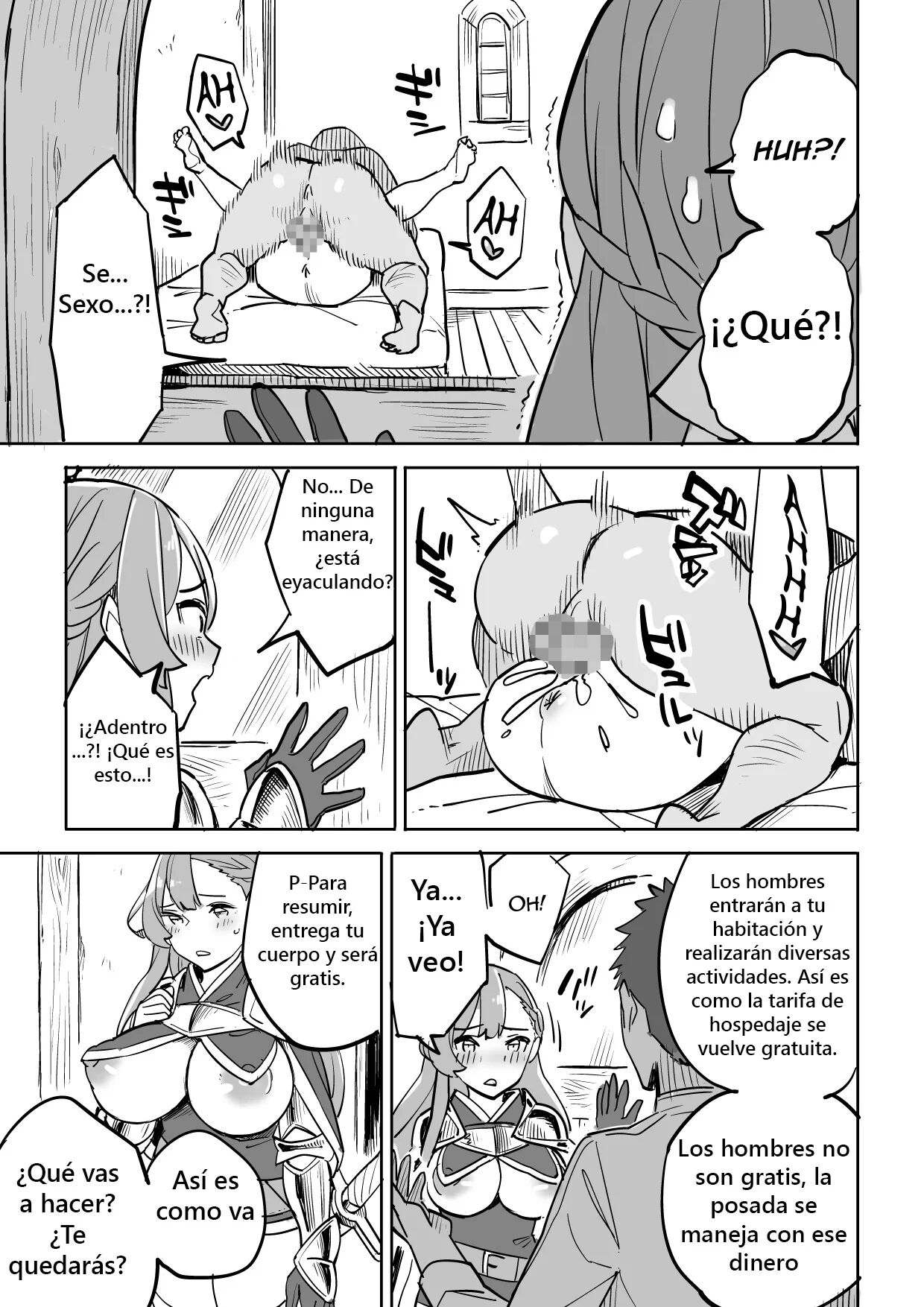 [Irotenya] Tada no Yado ni wa Goyoujin! | Beware of Free Lodging! [Spanish] [Black Knight] imagen número 9